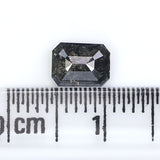Natural Loose Emerald Diamond, Salt And Pepper Emerald Diamond, Natural Loose Diamond, Emerald Cut Diamond, 0.78 CT Emerald Shape KR2703