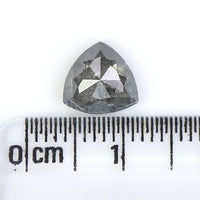 Natural Loose Triangle Diamond, Salt And Pepper Triangle Diamond Natural Loose Diamond, Triangle Cut Diamond, 1.79 CT Triangle Shape KDL8570