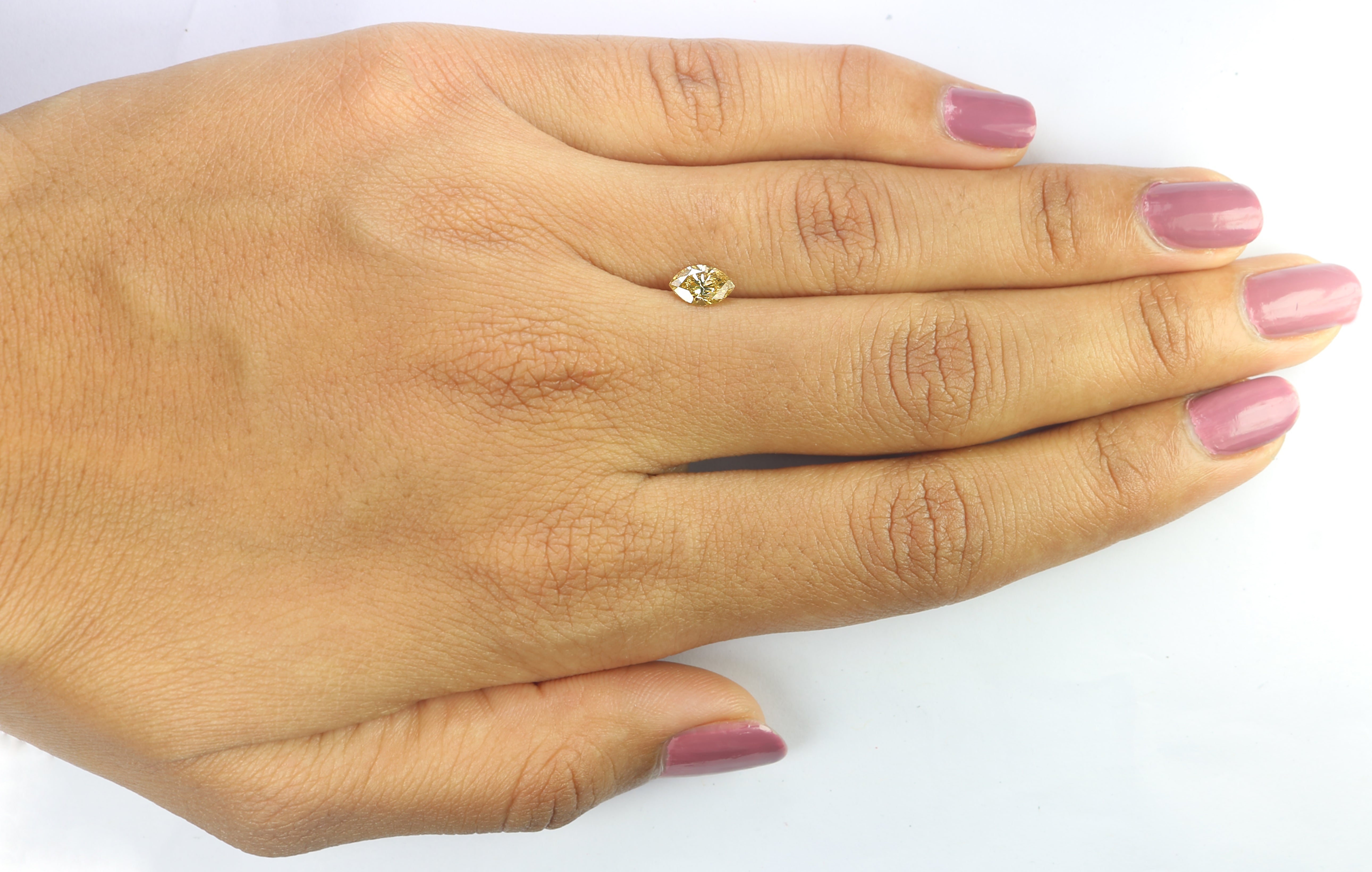 0.60 Ct Natural Loose Marquise Shape Diamond Champion Brown Color Diamond 7.10 MM Natural Loose Diamond Brown Marquise Cut Diamond LQ6080