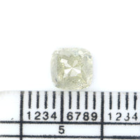 Natural Loose Cushion Diamond, Grey Color Diamond, Natural Loose Diamond, Cushion Rose Cut Diamond, 1.06 CT Cushion Shape Diamond KDL5910