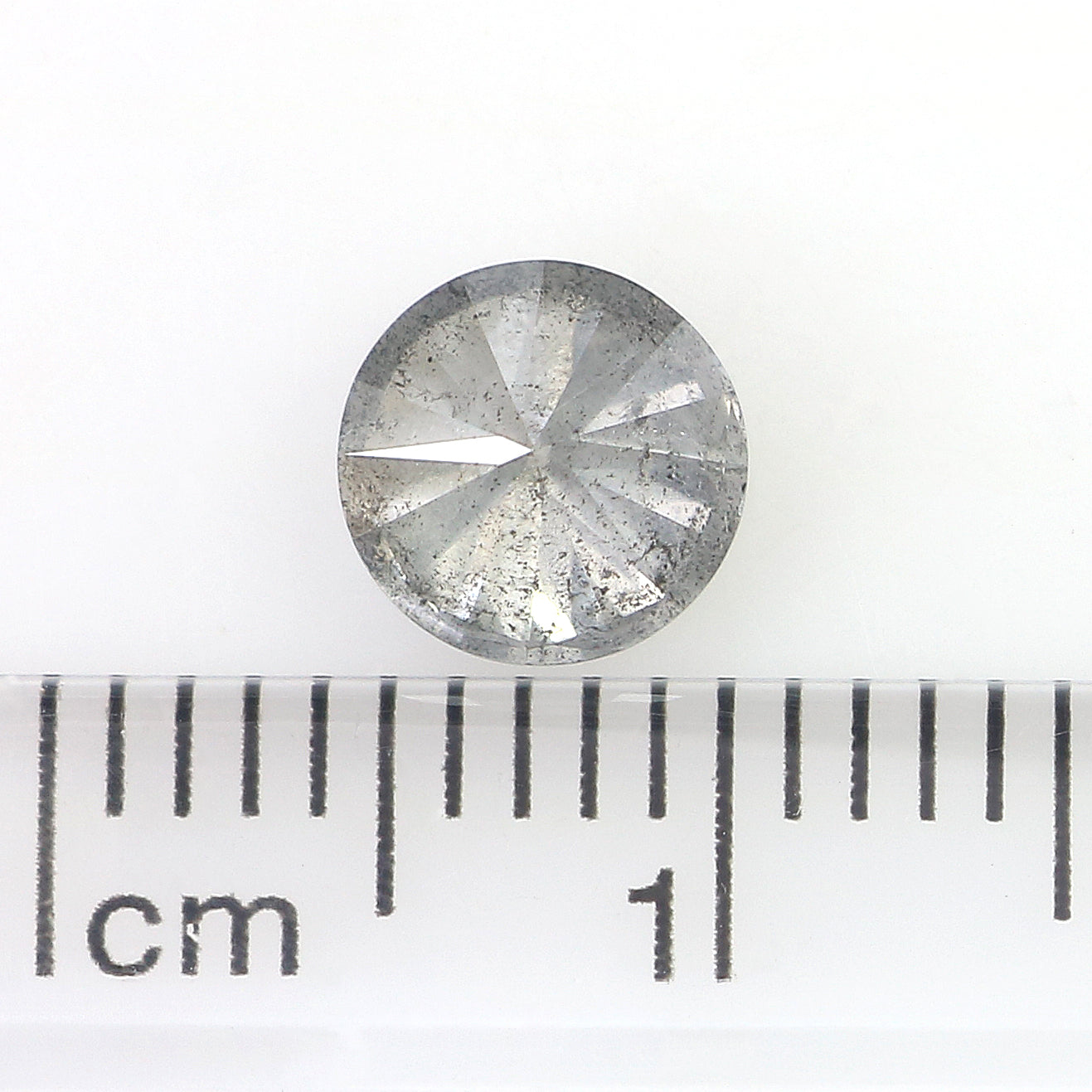 0.96 CT Natural Loose Round Shape Diamond Grey Color Round Cut Diamond 6.05 MM Natural Loose Diamond Round Brilliant Cut Diamond LQ262