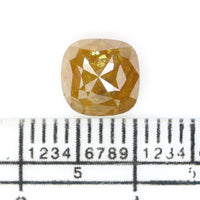 Natural Loose Cushion Diamond, Yellow Color Diamond, Natural Loose Diamond, Cushion Rose Cut Diamond, 1.79 CT Cushion Shape Diamond KR2675
