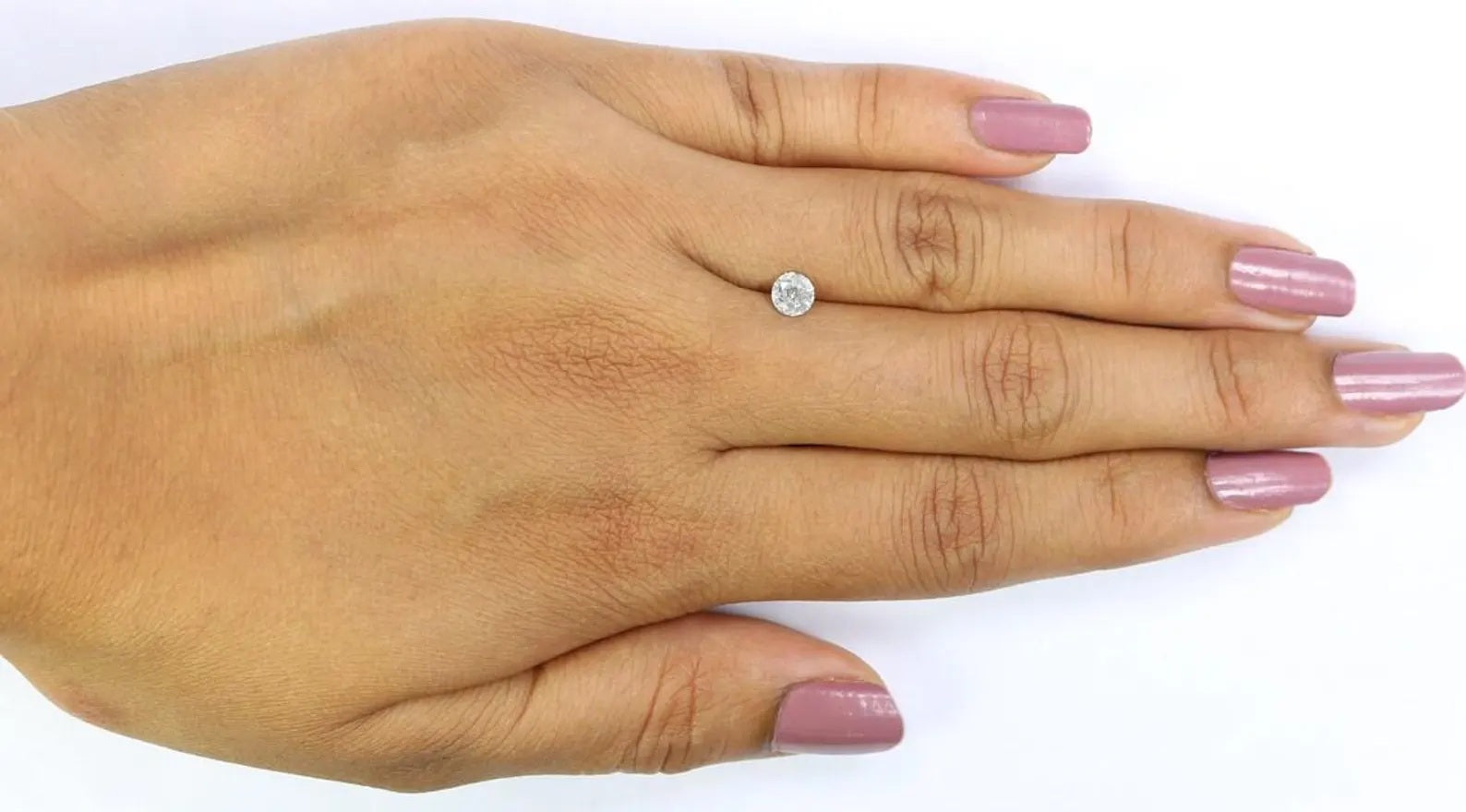 0.36 Ct Natural Loose Round Shape Diamond Salt And Pepper Round Diamond 4.50 MM Natural Black Grey Color Round Brilliant Cut Diamond NQ7368