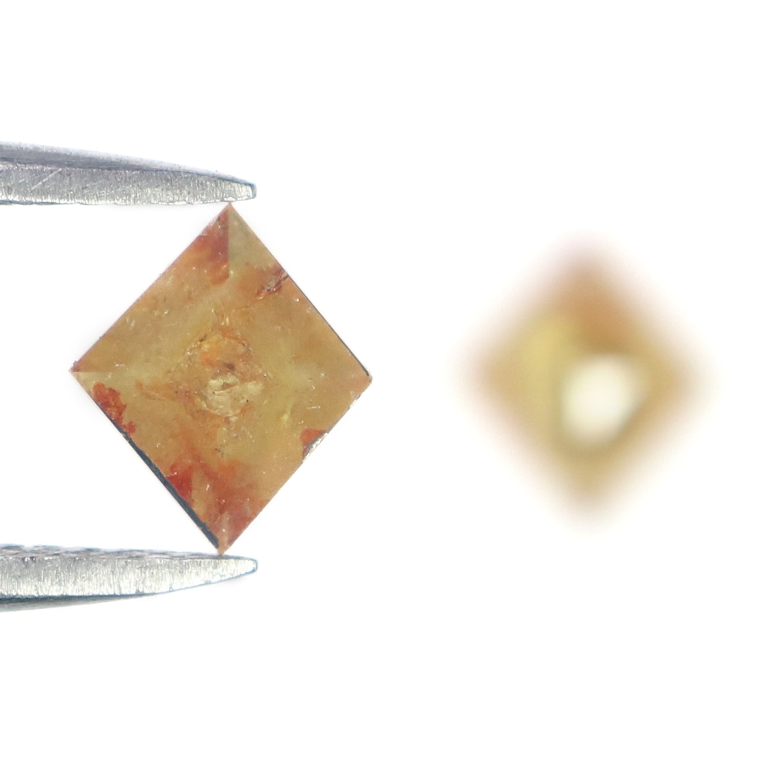0.82 CT Natural Loose Kite Cut Pair Diamond Brown Color Kite Shape Diamond 6.50 MM Natural Loose Brown Color Kite Rose Cut Diamond L2462