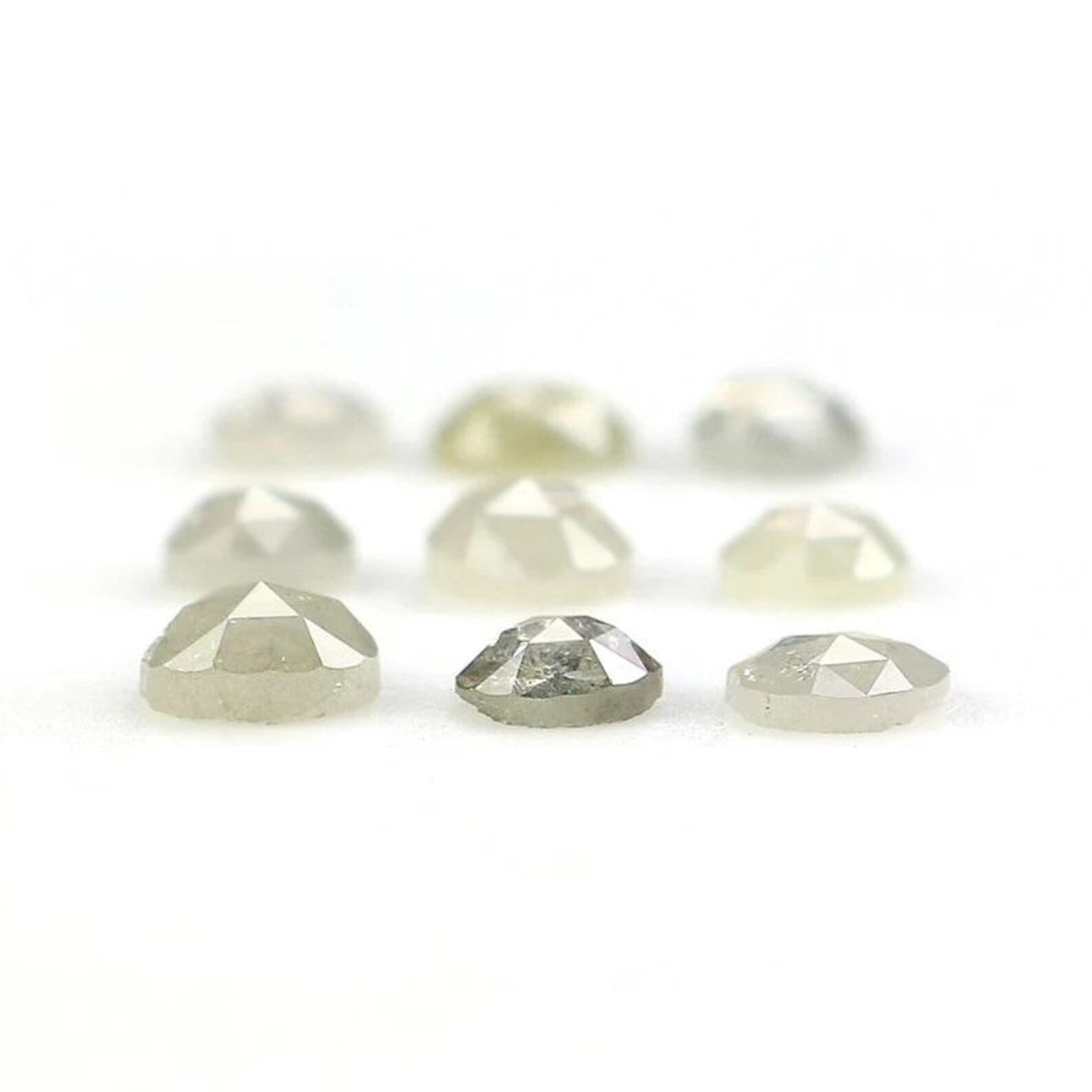 1.32 CT Natural Loose Round Shape Diamond Grey Color Round Diamond 3.10 MM Natural Loose Diamond Grey Color Round Rose Cut Diamond NQ2456