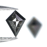 Natural Loose Kite Diamond, Salt And Pepper Kite Diamond, Natural Loose Diamond, Kite Rose Cut Diamond, Kite Cut, 0.60 CT Kite Shape L2797