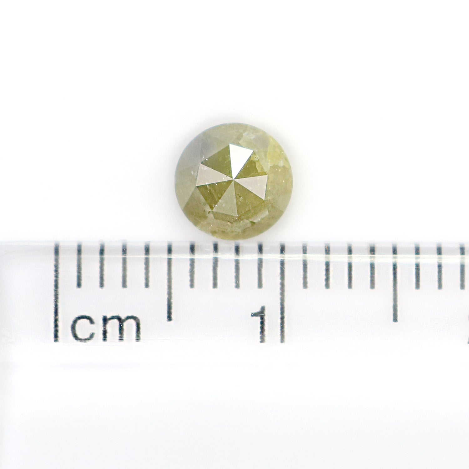 0.70 CT Natural Loose Round Rose Cut Diamond Yellow Color Round Shape Diamond 5.20 MM Natural Yellow Color Round Rose Cut Diamond LQ7810