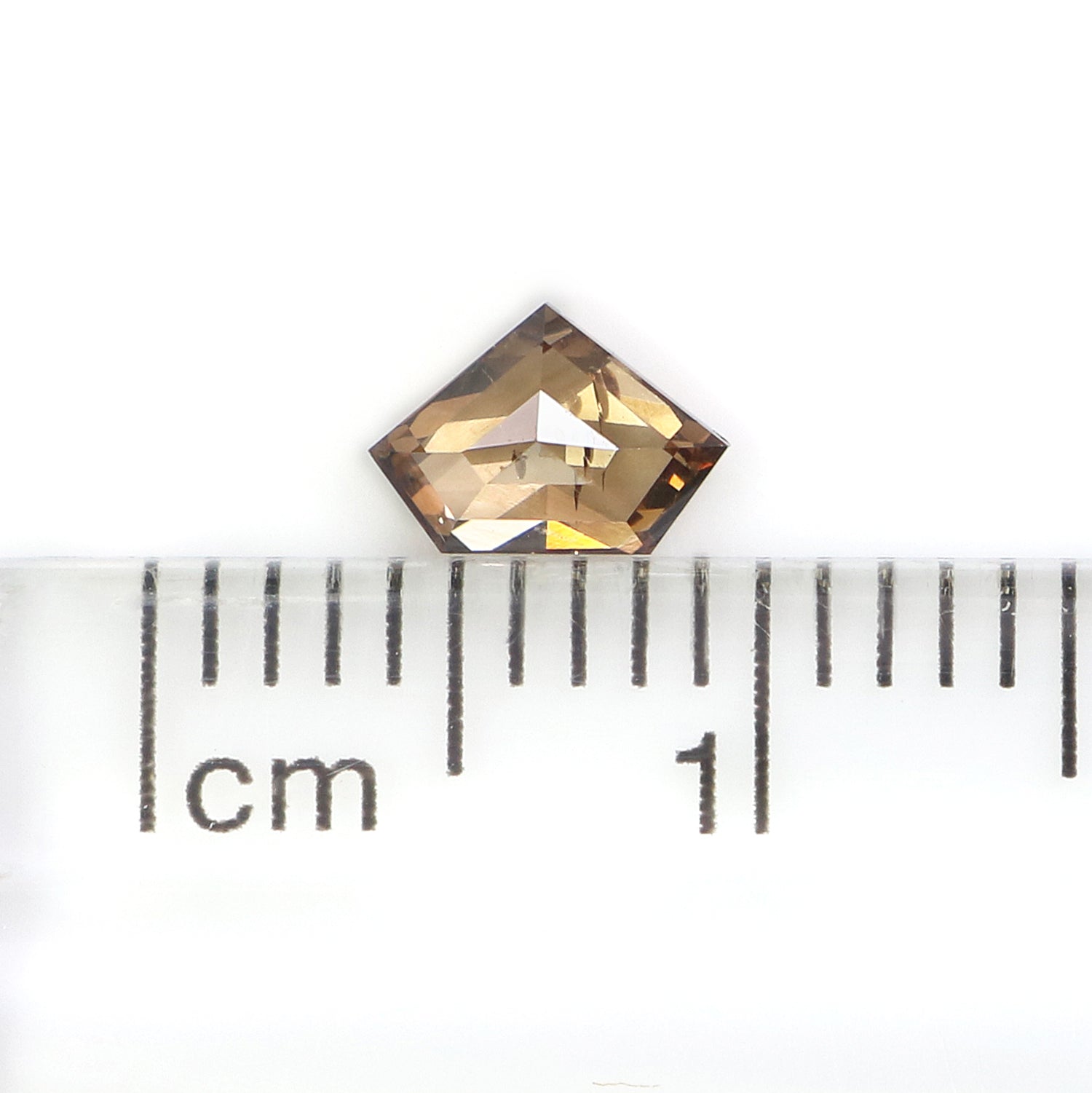 0.39 CT Natural Loose Shield Shape Diamond Brown Color Shield Shape Diamond 4.15 MM Natural Loose Diamond Shield Rose Cut Diamond LQ661