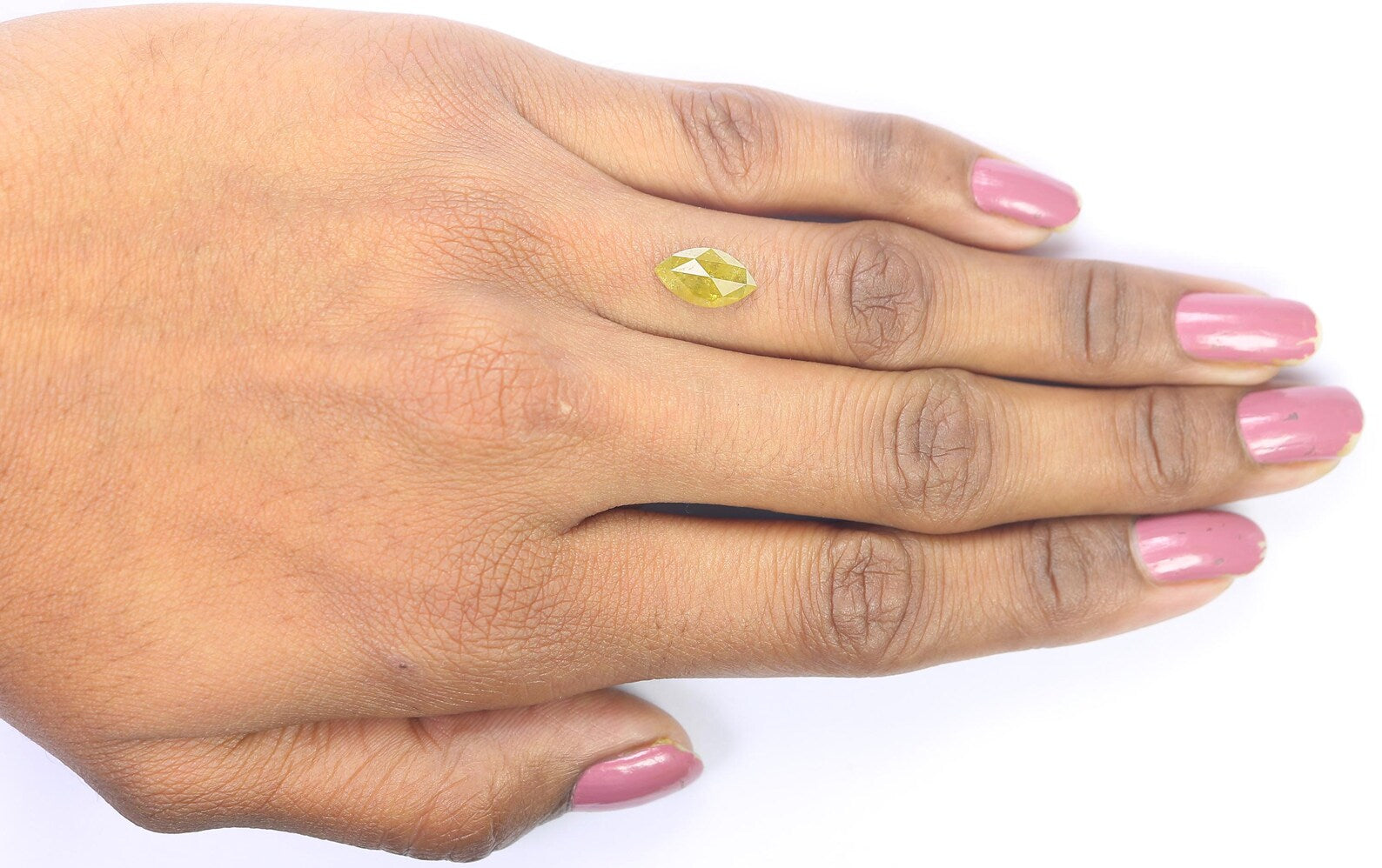 1.68 Ct Natural Loose Marquise Diamond Yellow Color Marquise Diamond 10.80 MM Natural Diamond Yellow Color Marquise Rose Cut Diamond QN7829