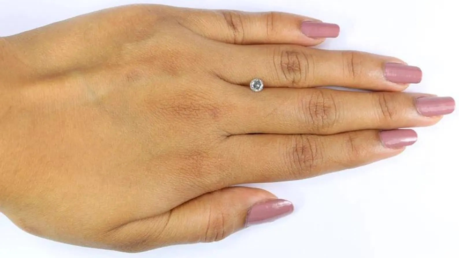 0.38 CT Natural Loose Round Shape Diamond Salt And Pepper Round Diamond 4.40 MM Natural Black Grey Color Round Brilliant Cut Diamond NQ2324