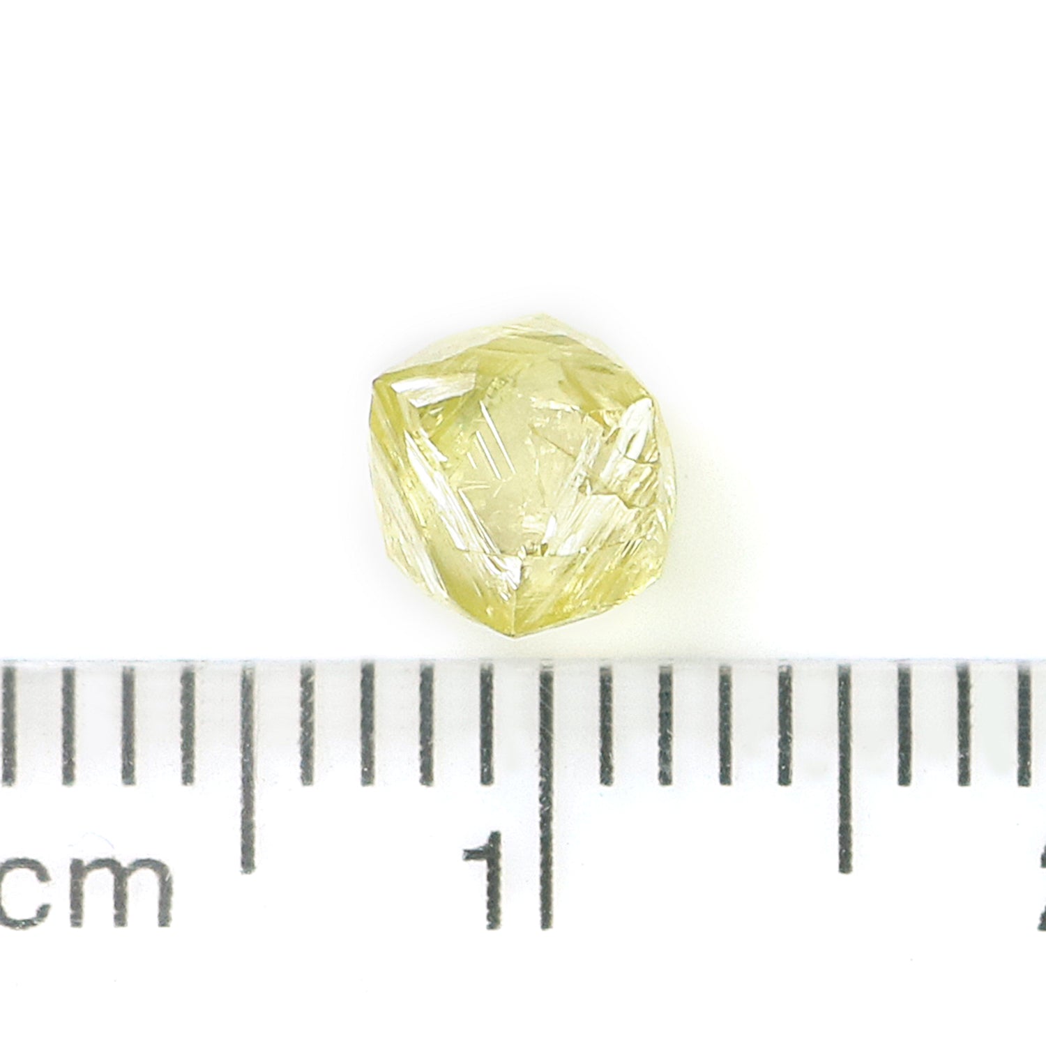1.20 CT Natural Loose Rough Shape Diamond Yellow Color Rough Cut Diamond 6.50 MM Natural Yellow Diamond Rough Irregular Cut Diamond L3566