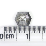Natural Loose Hexagon Diamond, Salt And Pepper Hexagon Diamond, Natural Loose Diamond, Hexagon Cut Diamond, 1.14 CT Hexagon Shape L2984