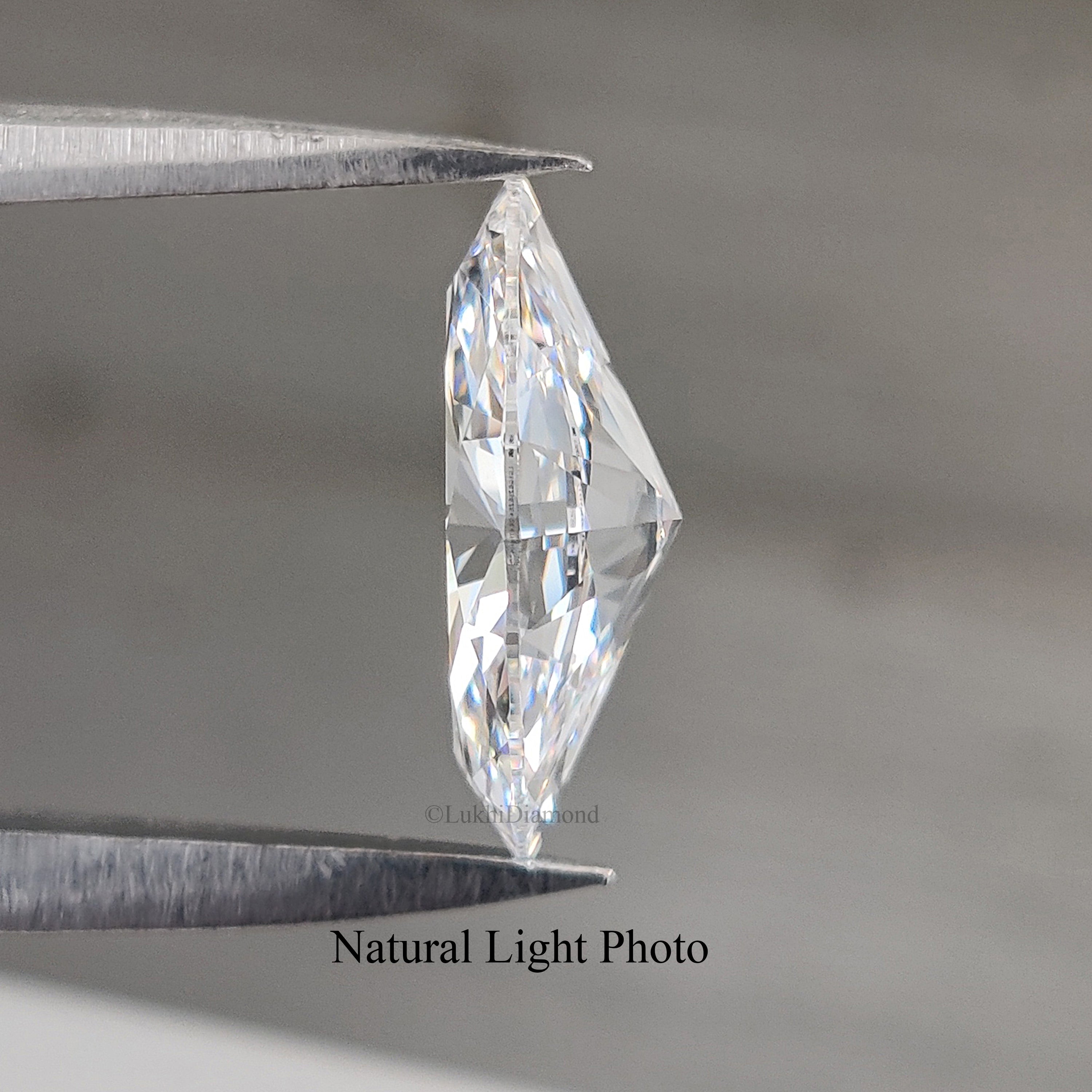 IGI Certified 1 Ct, 1.5 Ct, 2 Ct, 2.5 Ct, 3 Ct Marquise Brilliant Cut E/F Color VS Clarity Lab Grown Diamond Lab Created Loose Diamond Q156