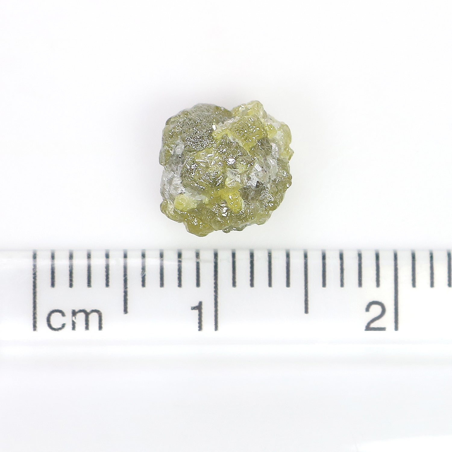 3.00 CT Natural Loose Rough Shape Diamond Yellow Color Rough Uncut Diamond 8.40 MM Natural Grey Color Rough Irregular Cut Diamond LQ3369