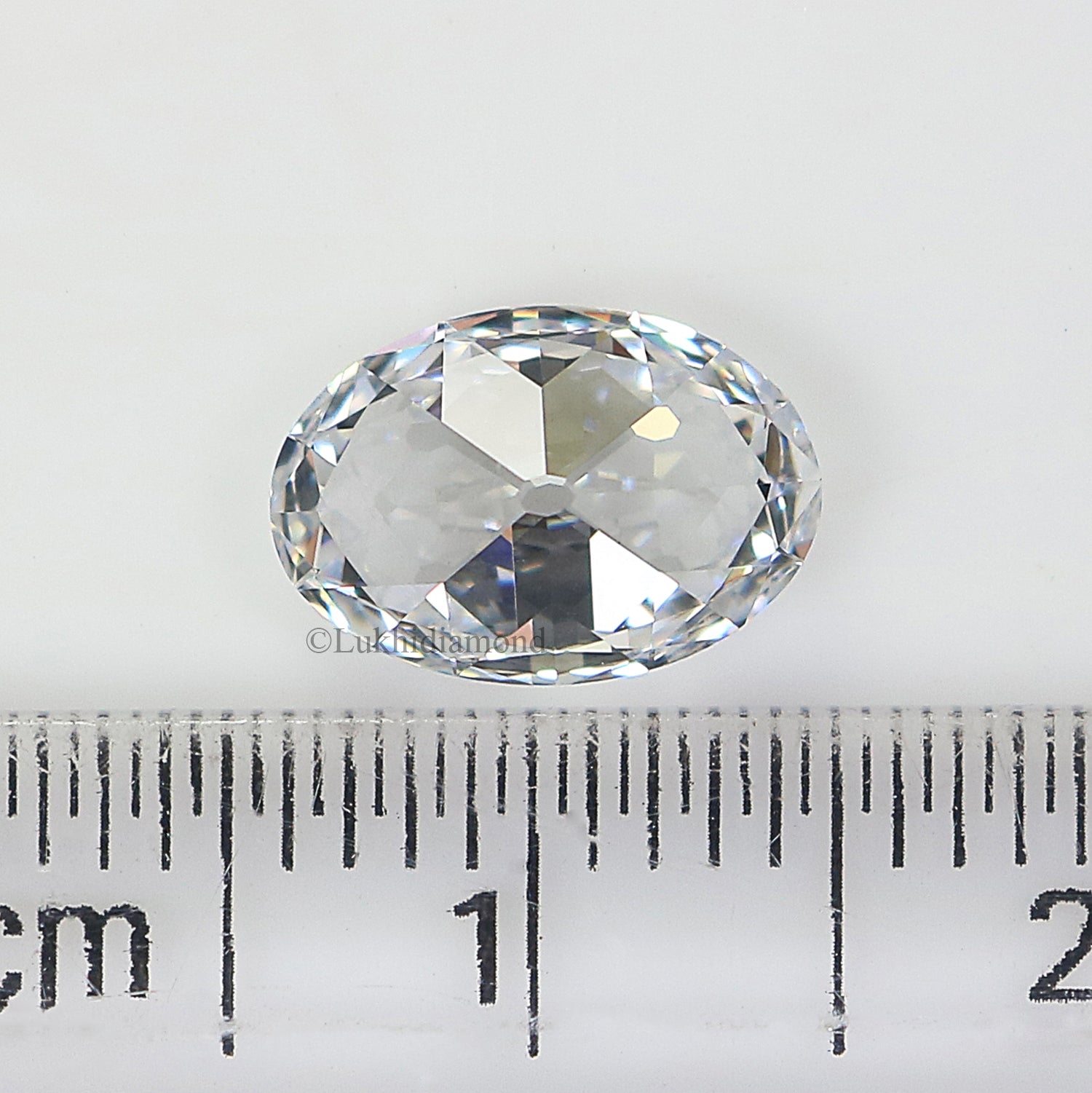 1.38 CT IGI Certified Oval Old European Cut Diamond White -D Color VVS2 Clarity Diamond Lab Grown Diamond Lab Created Oval CVD Diamond L3285