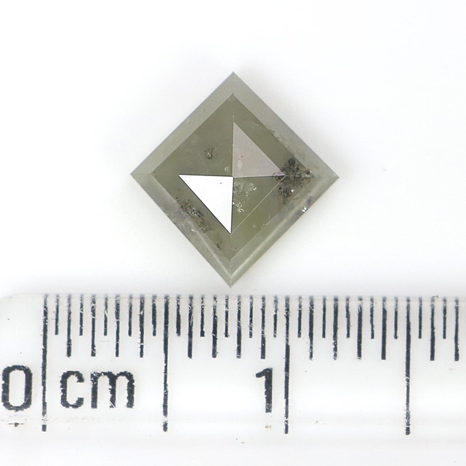 1.35 CT Natural Loose Diamond Kite Shape Diamond Grey Color Kite Shape Diamond 9.00 MM Natural Loose Diamond Kite Rose Cut Diamond QN764