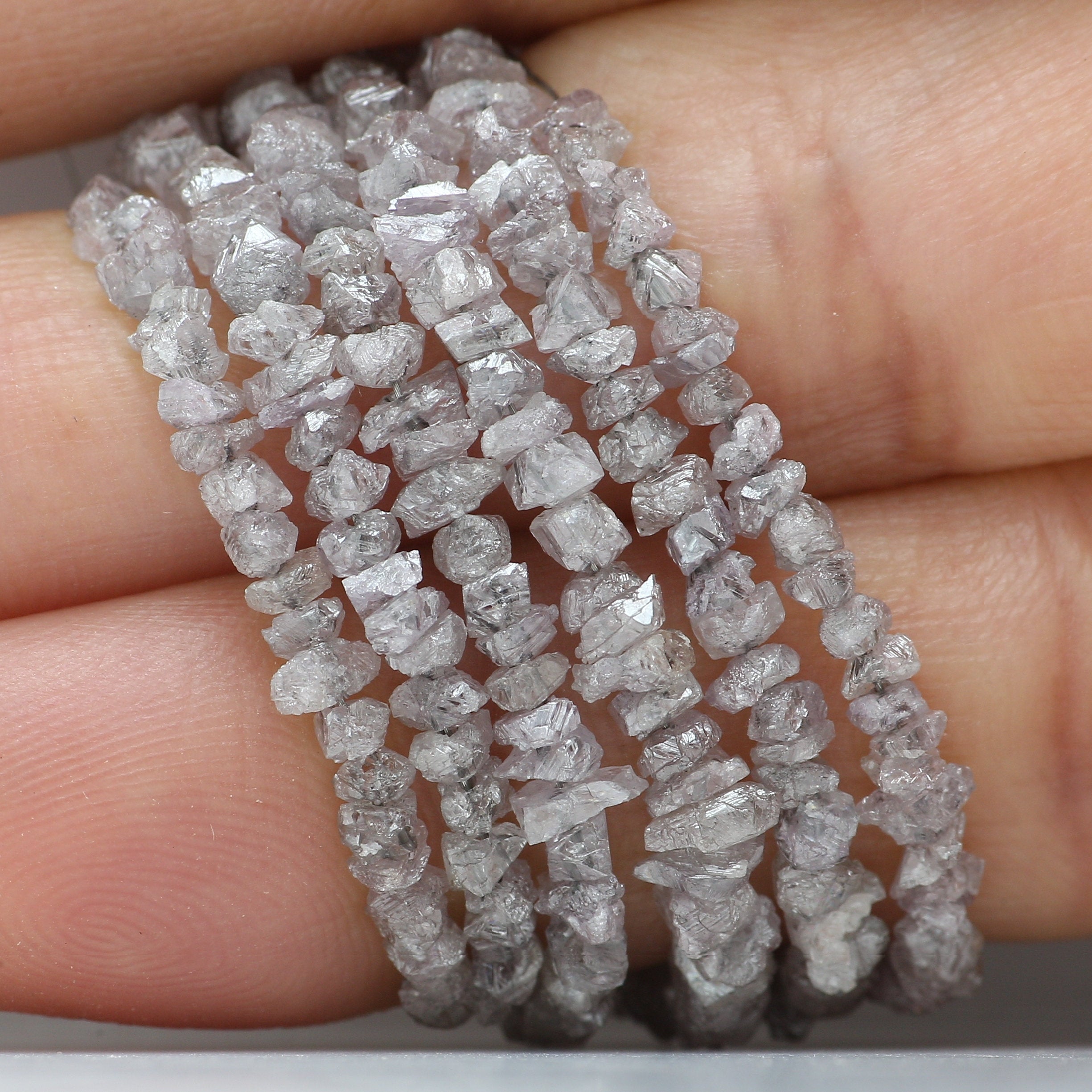 21.42 CT Natural Loose Rough Bead Shape Diamond Brown Color Rough Cut Diamond 1.90 MM Natural Pink Color Rough Drilling Bead Diamond LQ6126