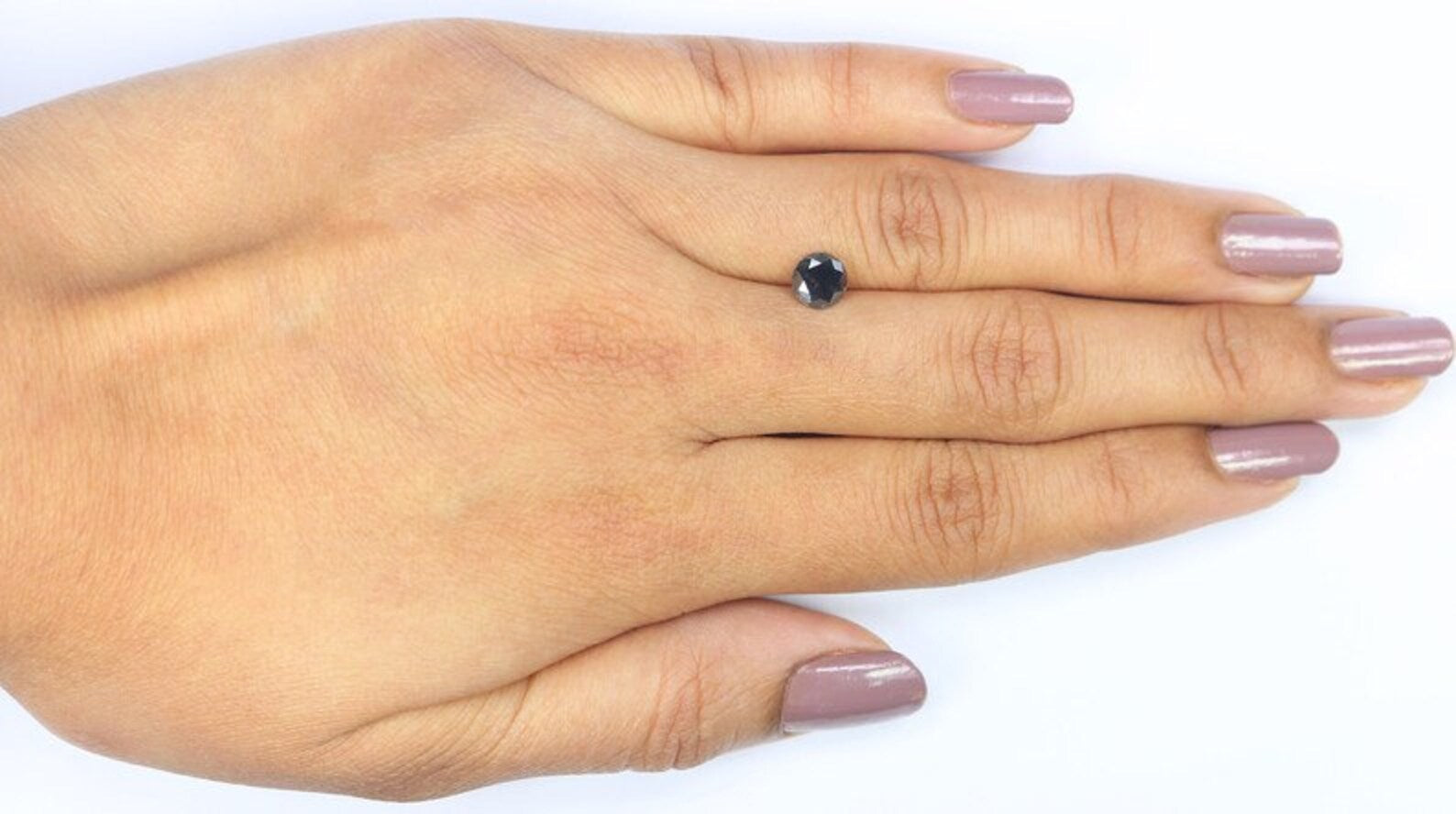0.71 CT Natural Loose Round Brilliant Cut Diamond Salt And Pepper Round Cut Diamond 5.70 MM Natural Black Grey Round Shape Diamond NQ1045