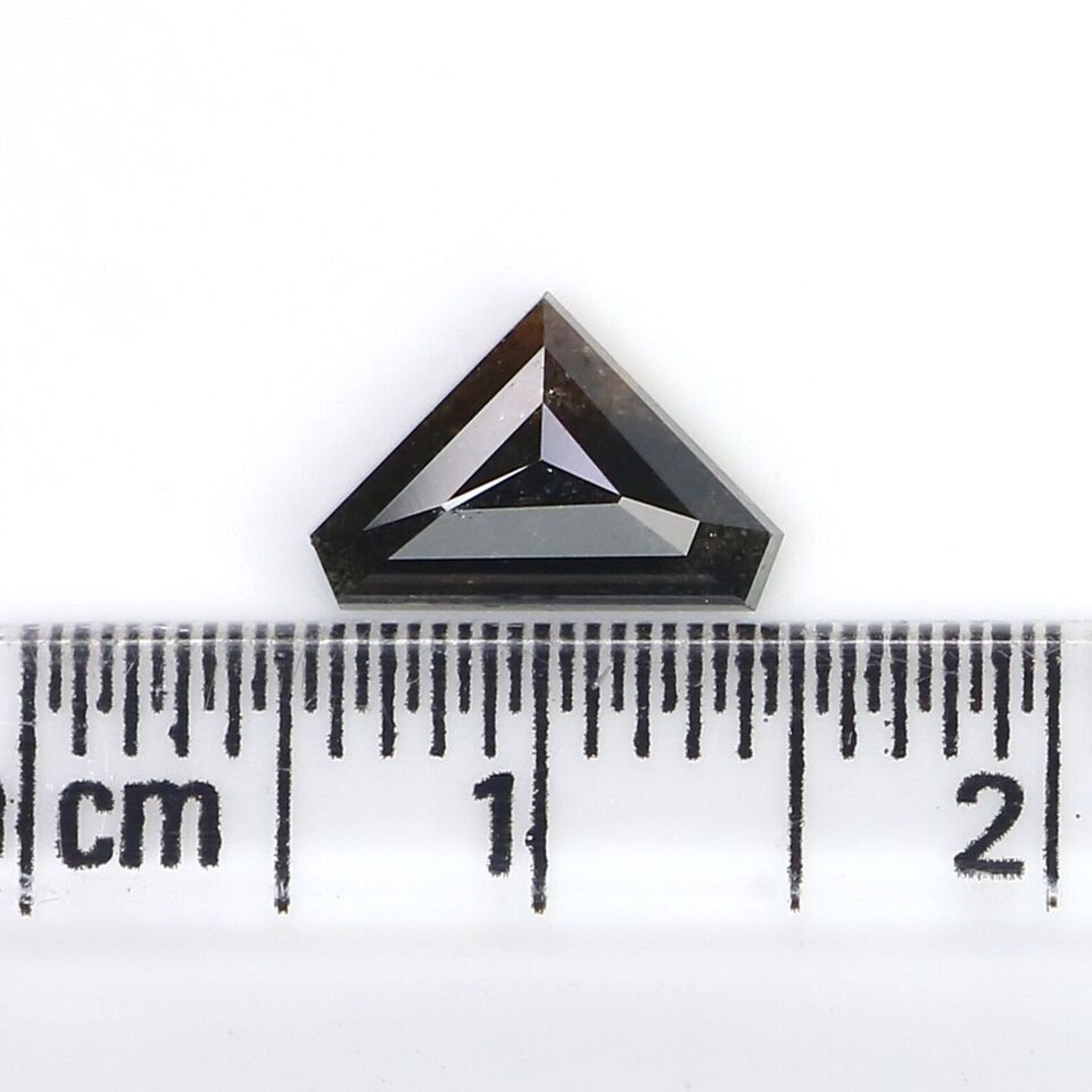 1.18 CT Natural Loose Shield Diamond Brown Color Diamond 6.25 MM Natural Loose Diamond Shield Rose Cut Diamond Shield Shape Diamond QN9124