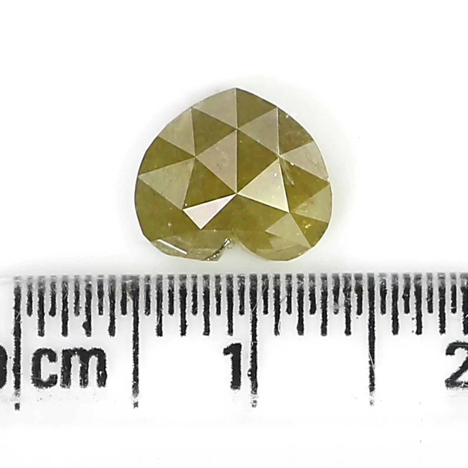 1.70 Ct Natural Loose Diamond Heart Yellow Color I3 Clarity 8.40 MM KDN8709