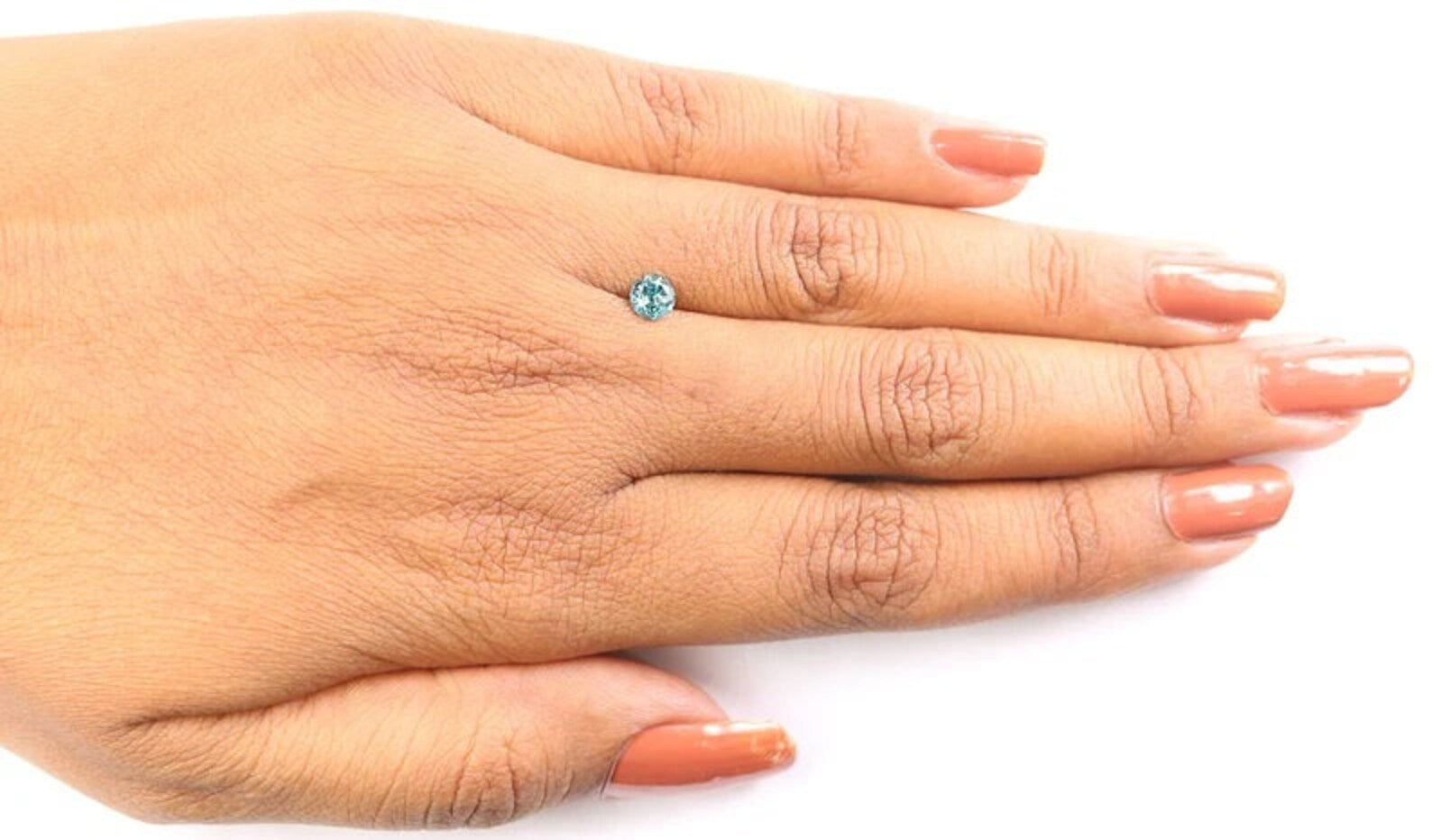 0.40 CT Natural Loose Round Shape Diamond Blue Color Round Diamond 4.60 MM Natural Diamond Blue Color Round Brilliant Cut Diamond NQ1748