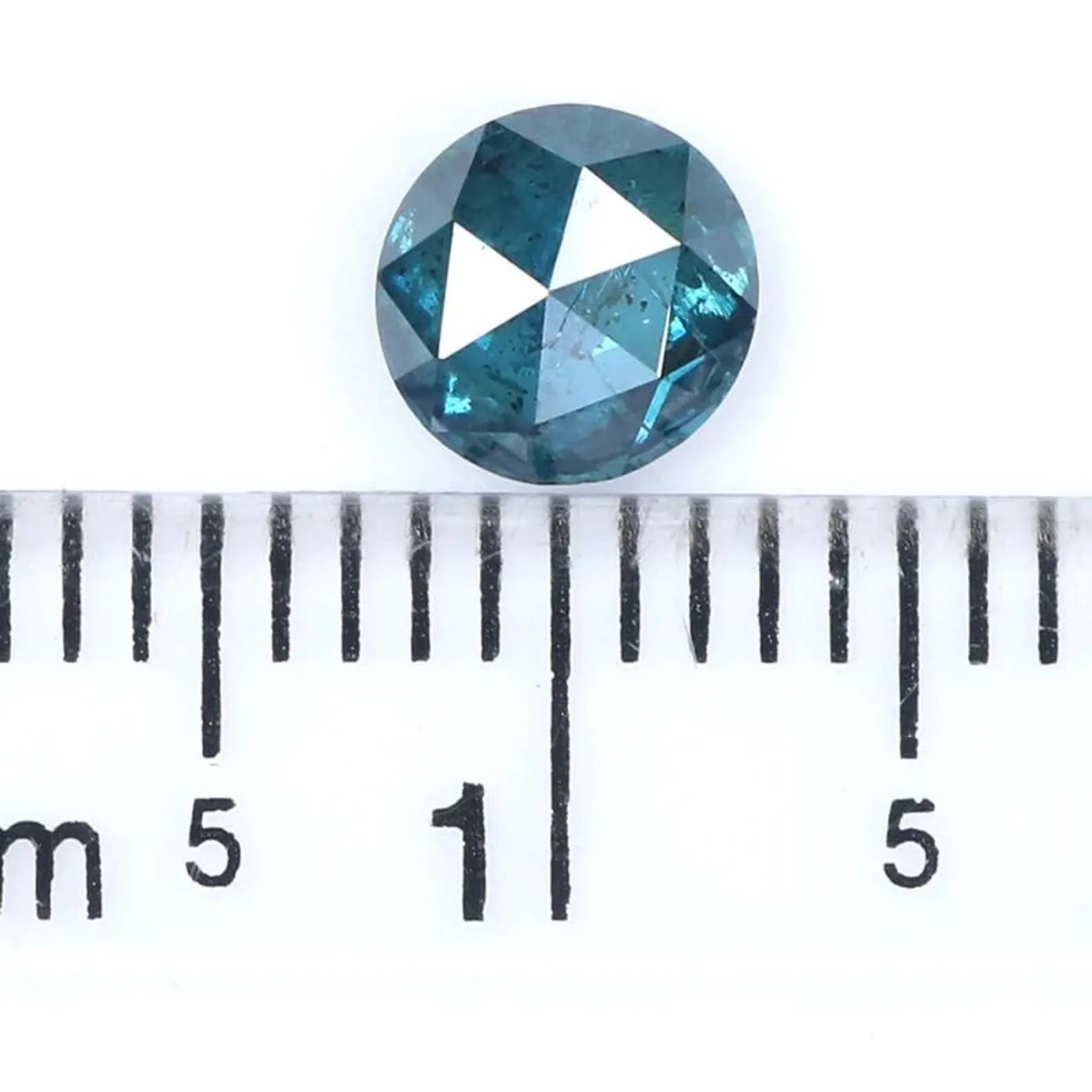 0.69 CT Natural Loose Round Shape Diamond Blue Color Round Diamond 5.60 MM Natural Loose Diamond Blue Color Round Rose Cut Diamond NQ475