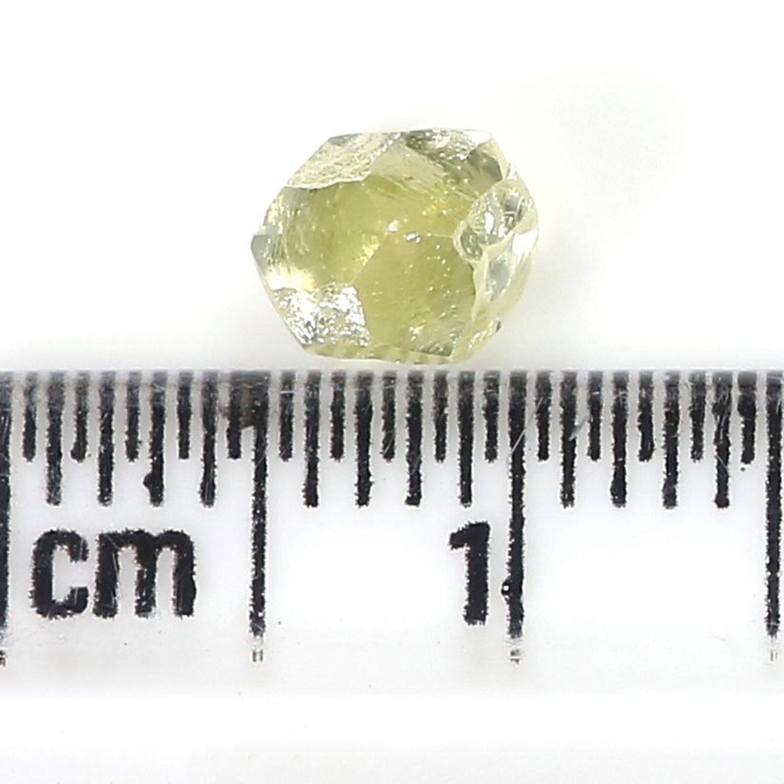 0.97 CT Natural Loose Rough Shape Diamond Yellow Color Irregular Cut Diamond 5.40 MM Natural Light Yellow Color Rough Uncut Diamond QN2528