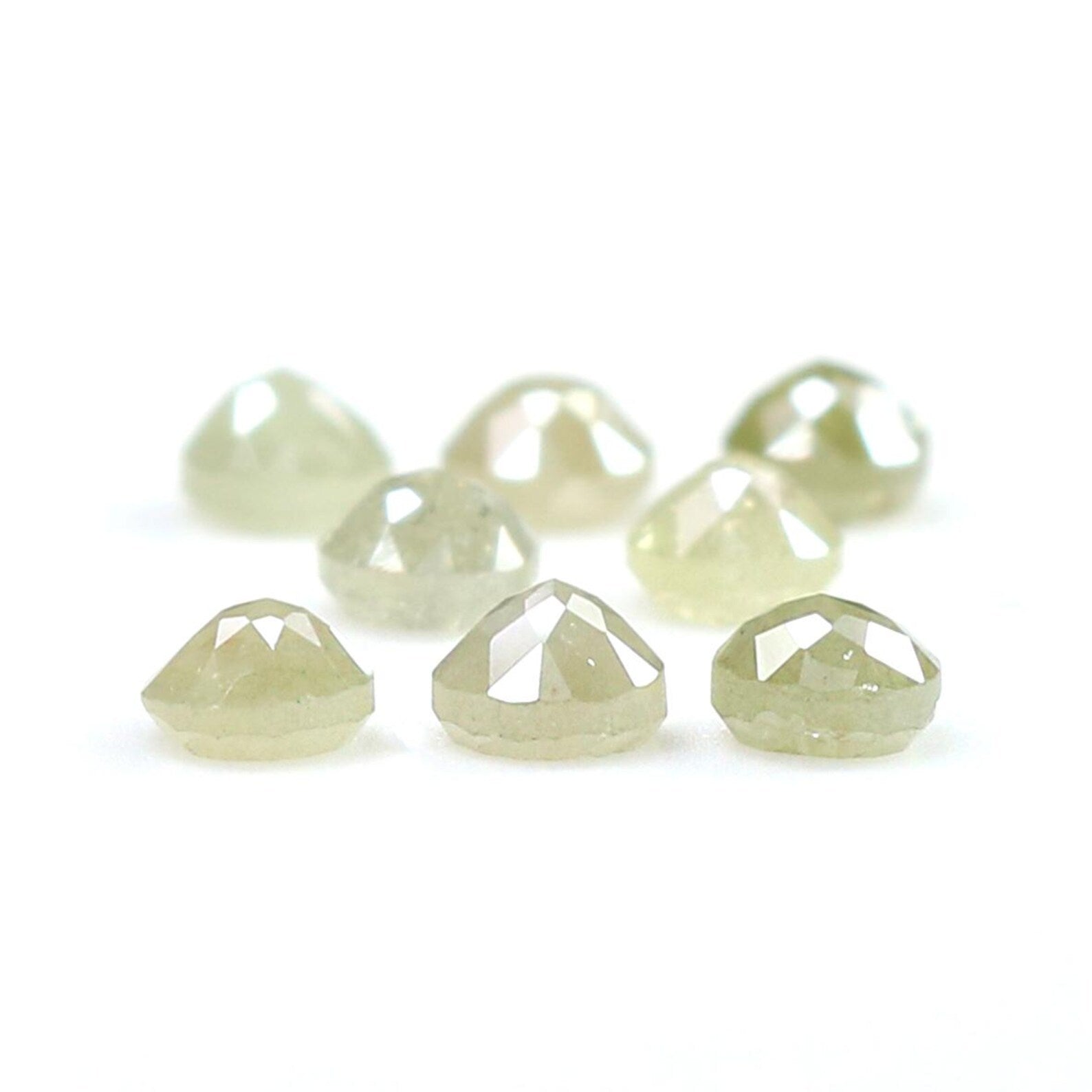 1.58 CT Natural Loose Round Shape Diamond Grey Color Round Diamond 3.20 MM Natural Loose Diamond Grey Color Round Rose Cut Diamond NQ7774