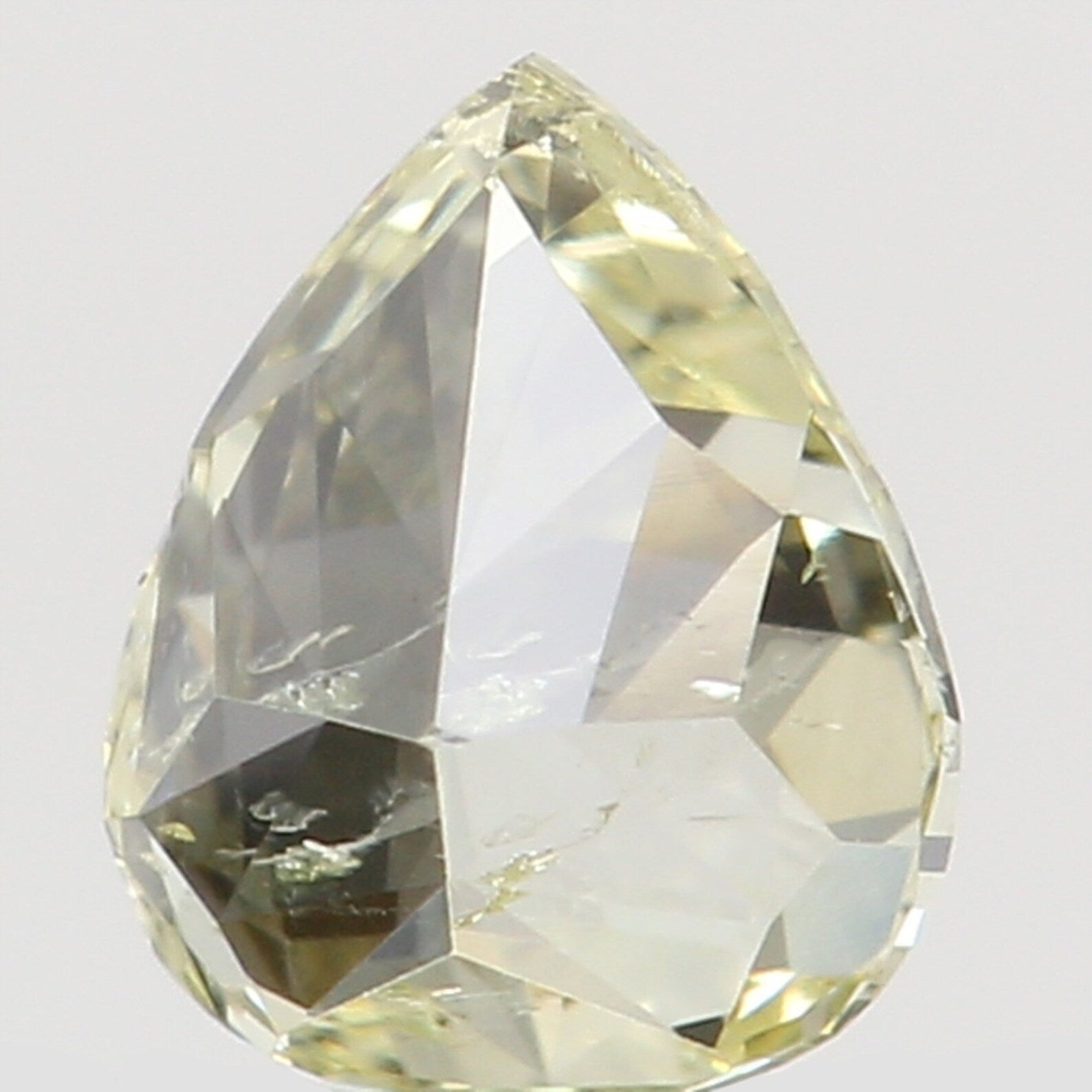 0.14 Ct Natural Loose Pear Shape Diamond Yellow Color Pear Cut Diamond 3.70 MM Natural Loose Diamond Pear Brilliant Cut Diamond N8097