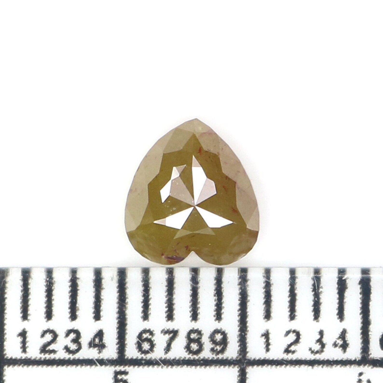 0.95 CT Natural Loose Heart Shape Diamond Yellow Color Heart Cut Diamond 6.10 MM Natural Loose Diamond Heart Shape Rose Cut Diamond NQ2218