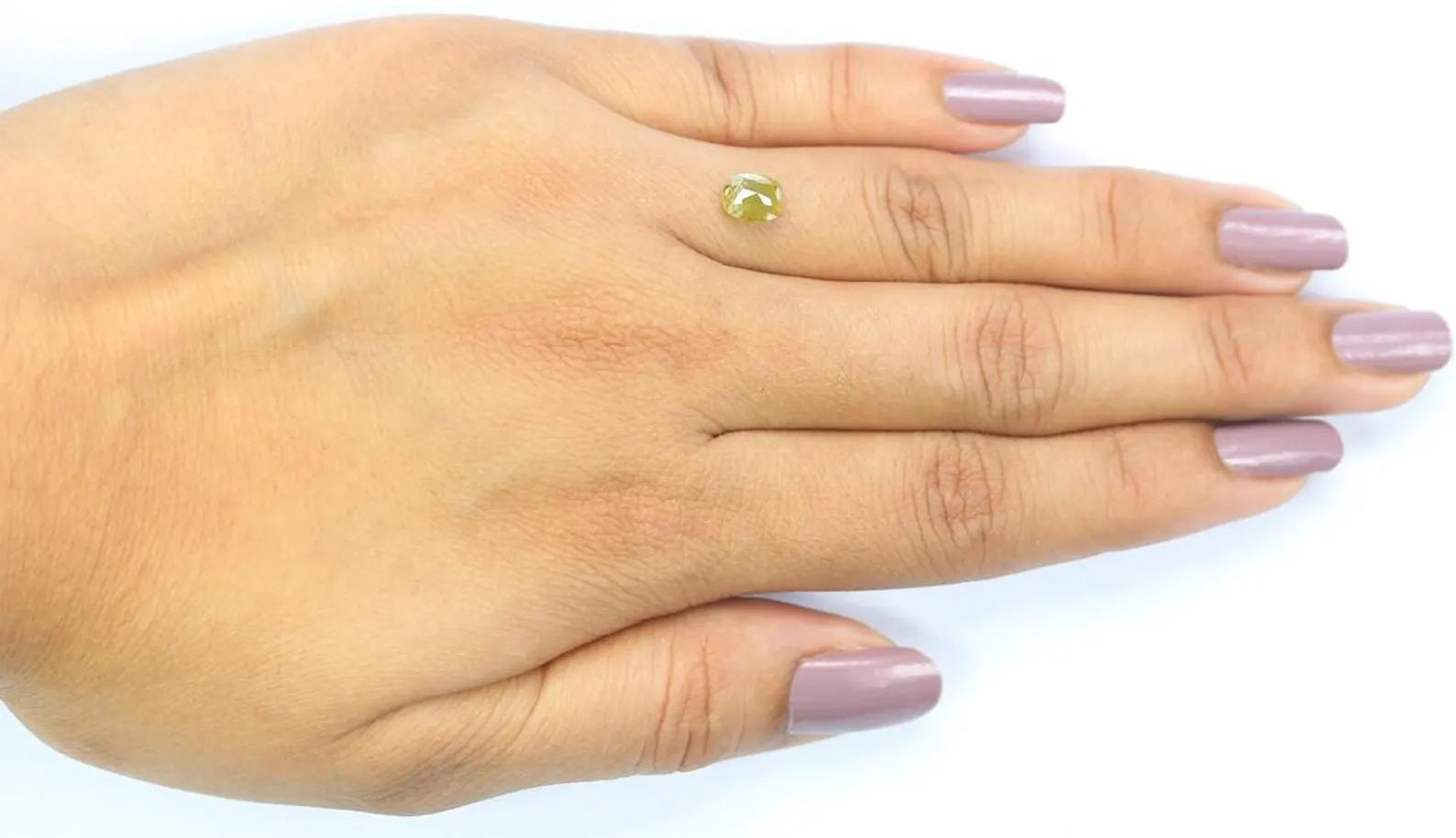 0.94 CT Natural Loose Oval Shape Diamond Yellow Color Oval Cut Diamond 6.20 MM Natural Loose Diamond Yellow Oval Rose Cut Diamond NQ9890