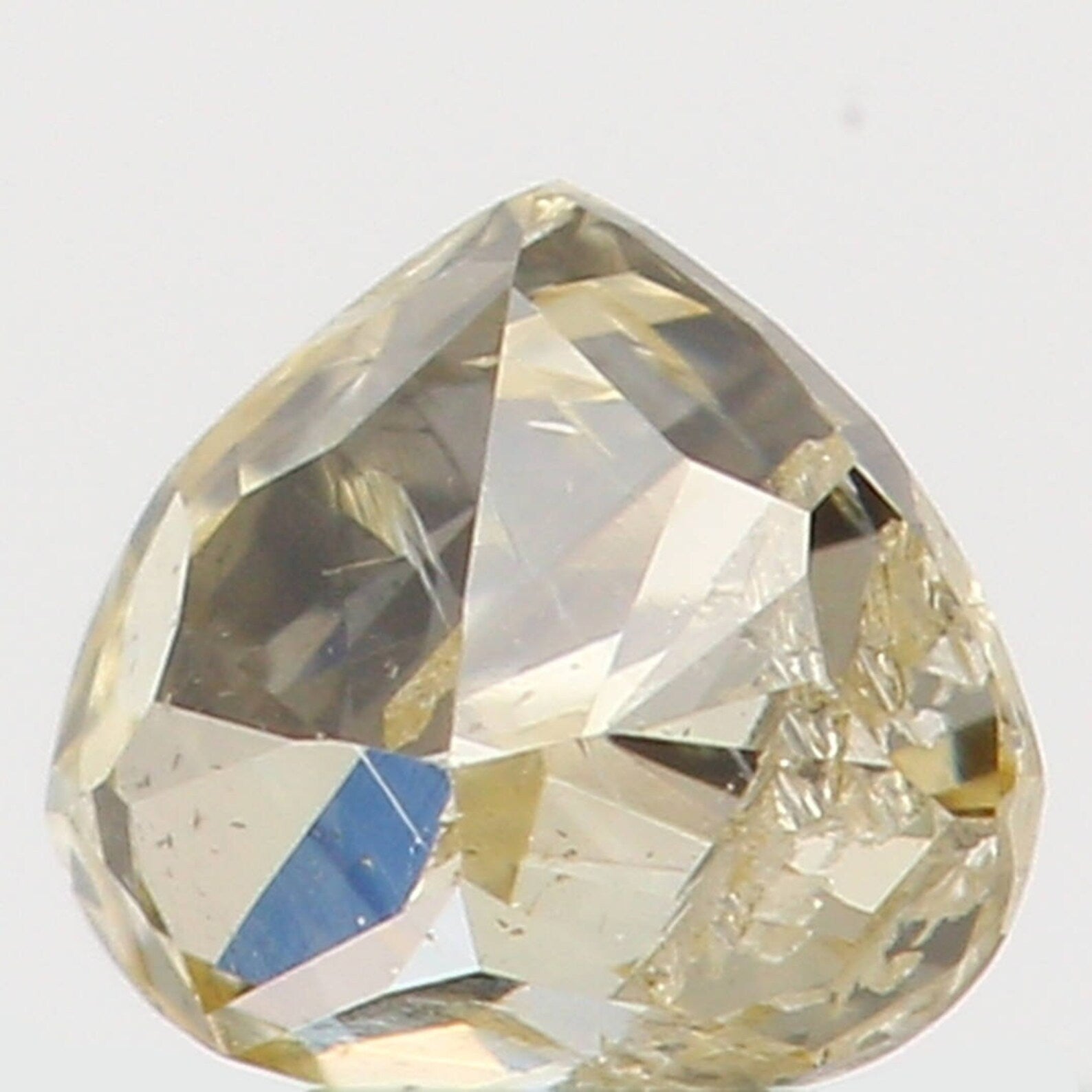 0.13 Ct Natural Loose Diamond Heart Yellow Color I1 Clarity 3.30 MM N7260