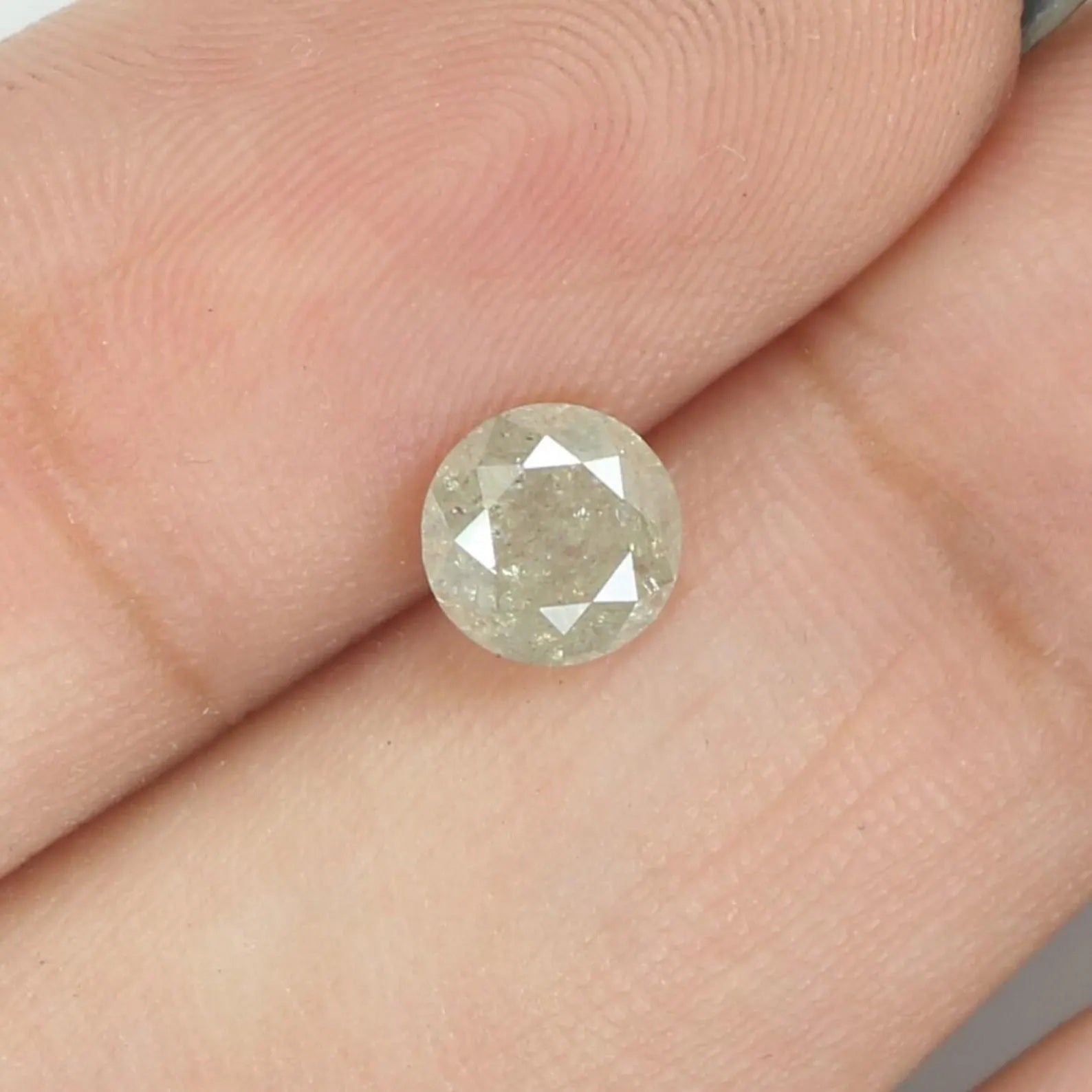 0.69 Ct Natural Loose Round Shape Diamond Grey Color Round Cut Diamond 5.30 MM Natural Loose Grey Color Round Brilliant Cut Diamond NQ303