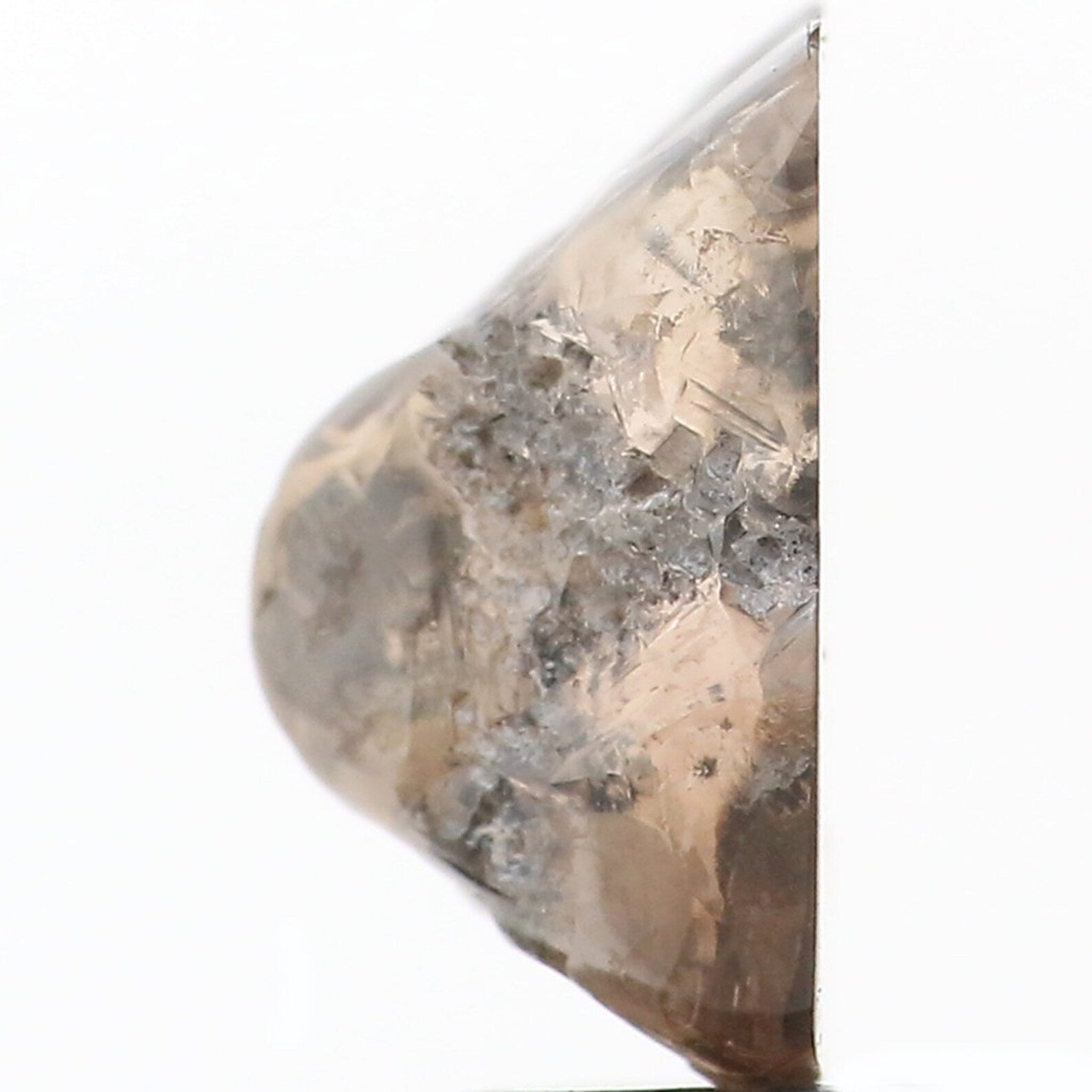 2.81 Ct Natural Loose Diamond Rough Brown Color I3 Clarity 9.55 MM KDN145