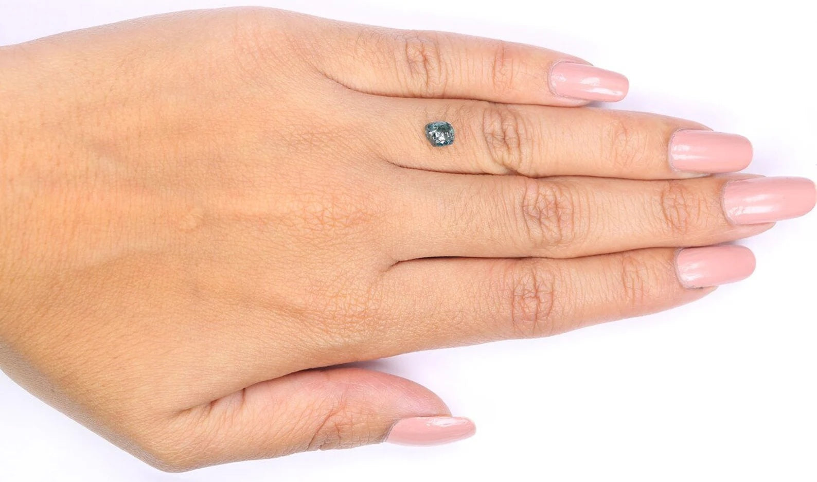 0.87 CT Natural Loose Crystal Rough Diamond Blue Color Rough Cut Diamond 5.80 MM Natural Loose Diamond Irregular Rough Cut Diamond NQ1996