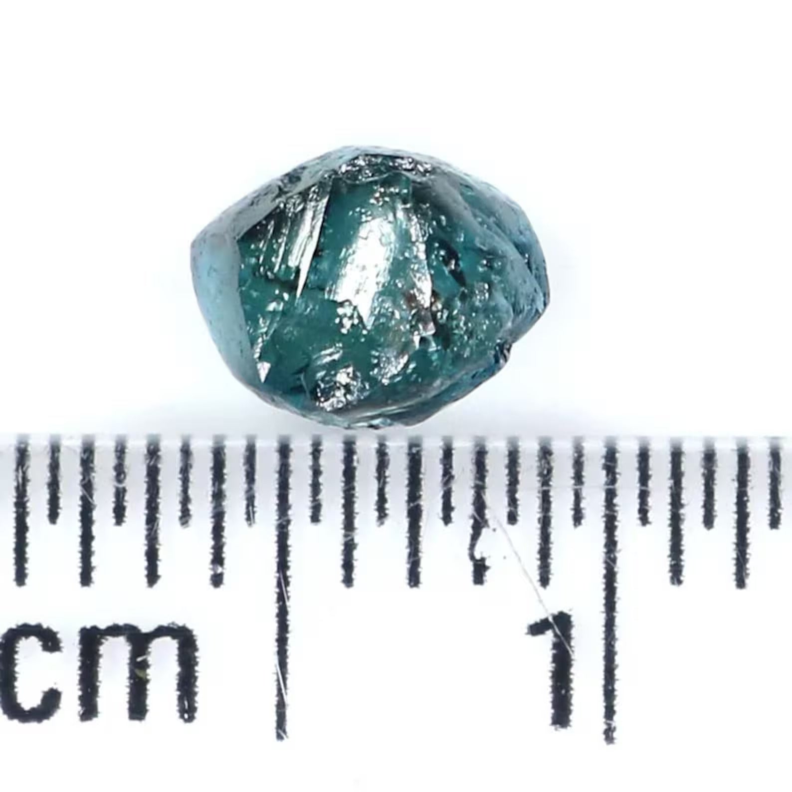0.84 CT Natural Loose Rough Shape Diamond Blue Color Irregular Cut Diamond 5.55 MM Natural Diamond Blue Color Rough Shape Diamond NQ2037