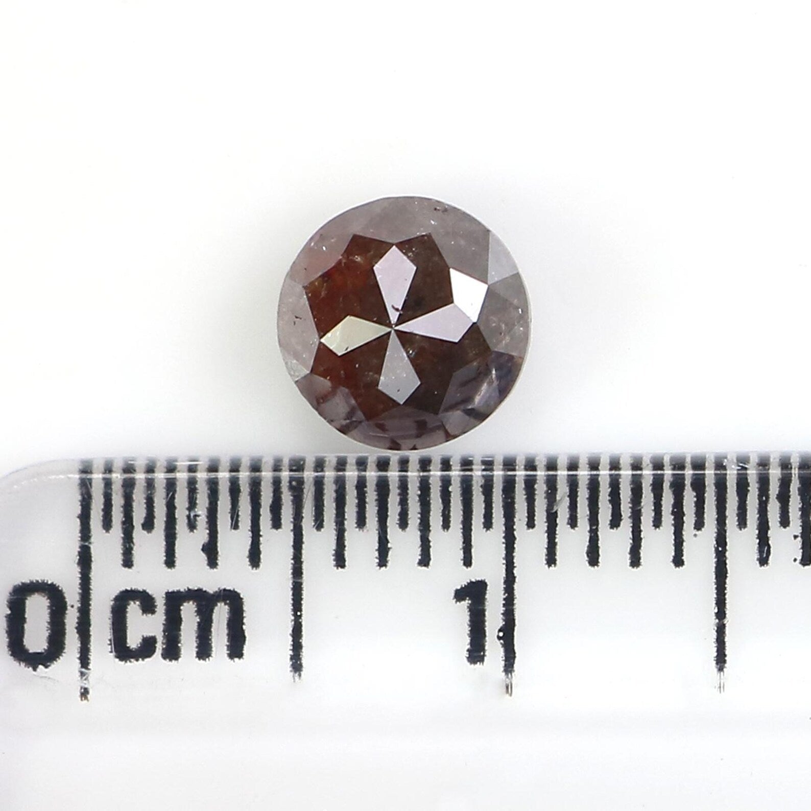 1.07 Ct Natural Loose Round Rose Cut Diamond Brown Color Round Shape Diamond 6.00 MM Natural Loose Brown Color Round Rose Cut Diamond NQ7028