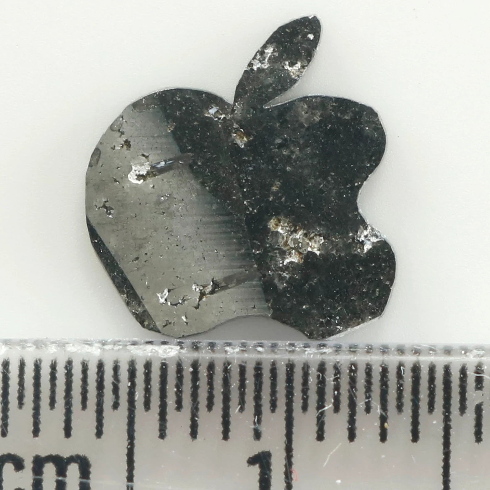 1.07 Ct Natural Loose Diamond, Apple Shape Diamond, Black Diamond, Rose Cut Diamond, Antique Diamond, Real Diamond KDN1188