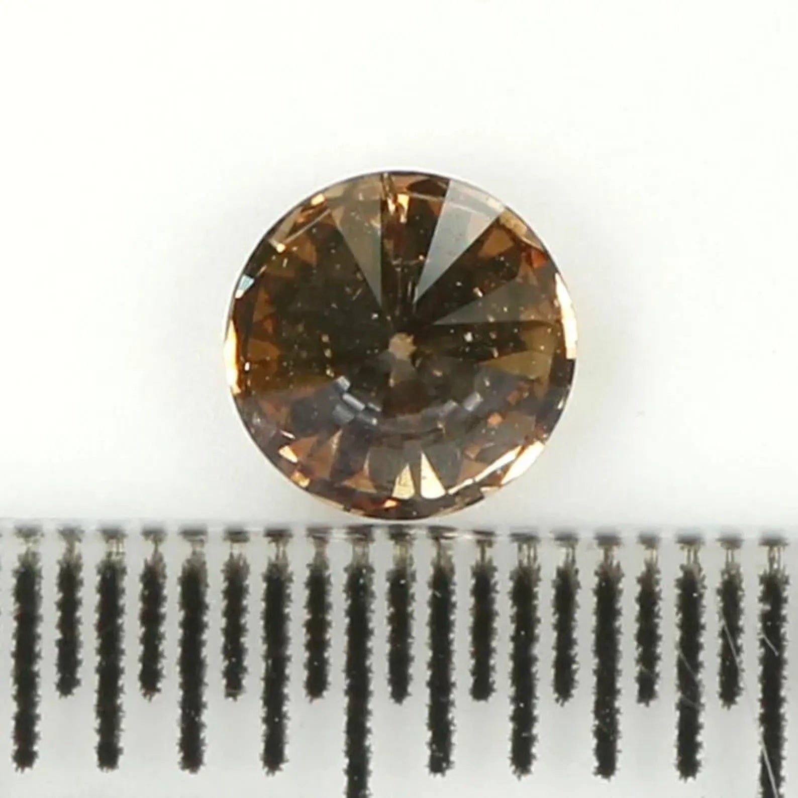 0.33 CT Natural Loose Round Shape Diamond Brown Color Round Cut Diamond 4.25 MM Natural Loose Brown Color Round Brilliant Cut Diamond NQ1217