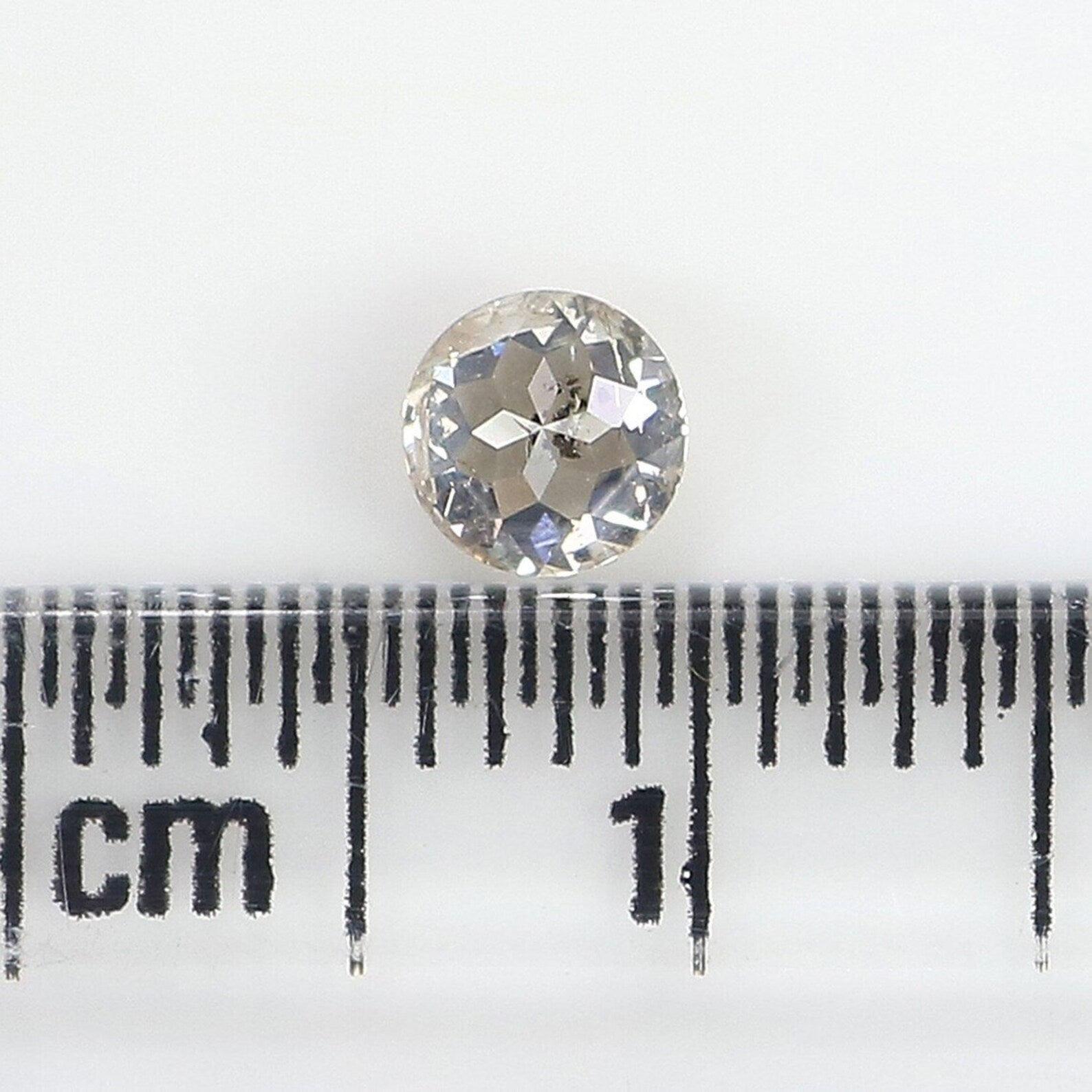 0.36 CT Natural Loose Round Shape Diamond Brown Color Round Rose Cut Diamond 4.20 MM Natural Loose Diamond Round Rose Cut Diamond NQ8036