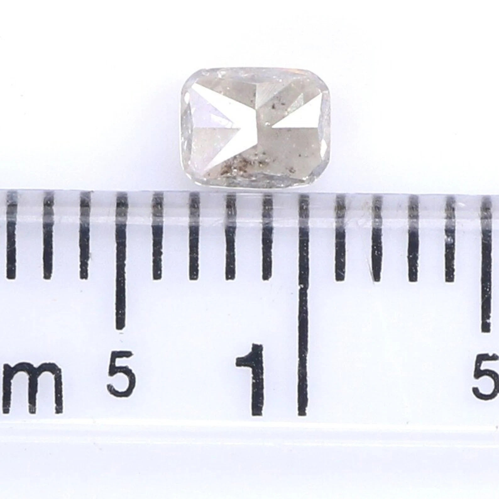 0.36 CT Natural Loose Cushion Shape Diamond Yellow Color Cushion Cut Diamond 4.60 MM Natural Grey Color Cushion Brilliant Cut Diamond QN8711