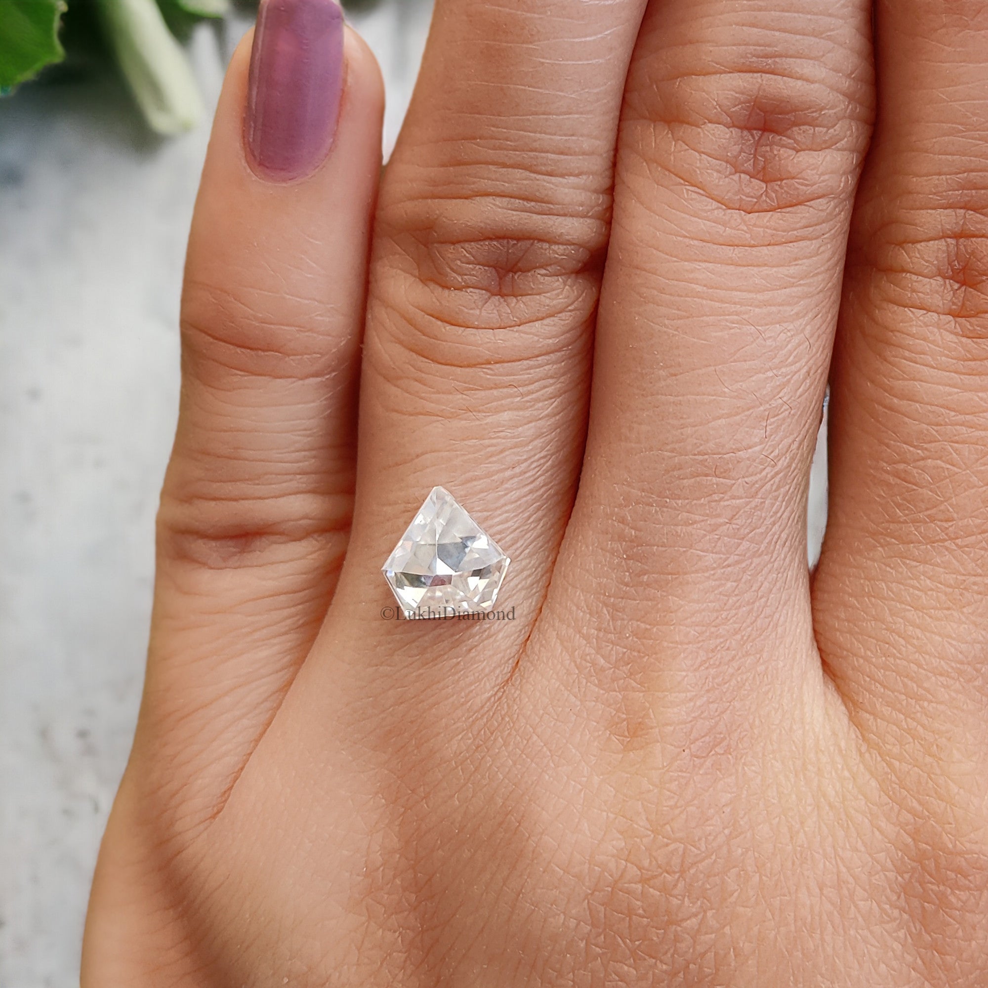 Shield Brilliant Cut Loose White Moissanite Stone 8,10,12,14 MM Vintage Antique Handcrafted Eye Clean Moissanite Engagement Gift Ring Q145