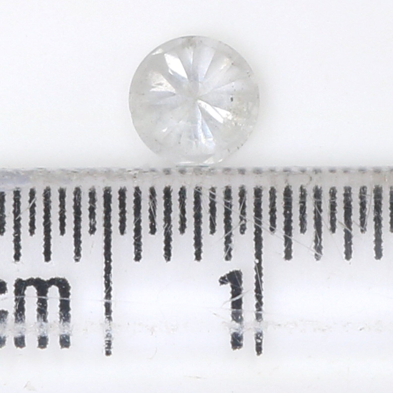 0.33 CT Natural Loose Round Brilliant Cut Diamond Salt And Pepper Round Diamond 4.35 MM Natural Loose Grey Color Round Shape Diamond N7711