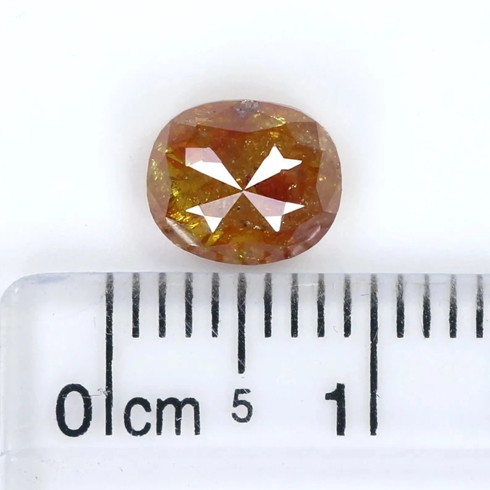 1.49 Ct Natural Loose Oval Shape Diamond Brown Color Oval Cut Diamond 7.40 MM Natural Loose Diamond Brown Color Oval Rose Cut Diamond NQ1937