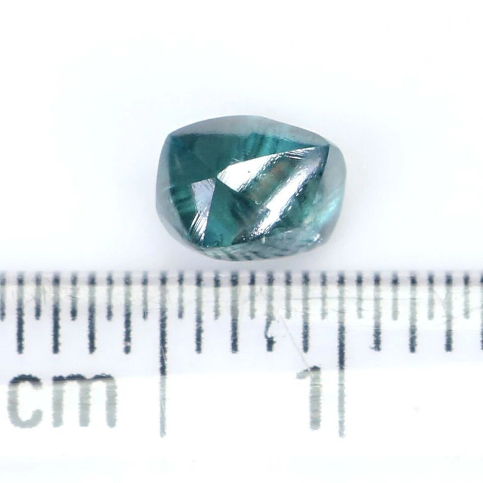 0.75 CT Natural Loose Rough Shape Diamond Blue Color Rough Cut Diamond 5.30 MM Natural Loose Diamond Blue Rough Irregular Cut Diamond NQ2051