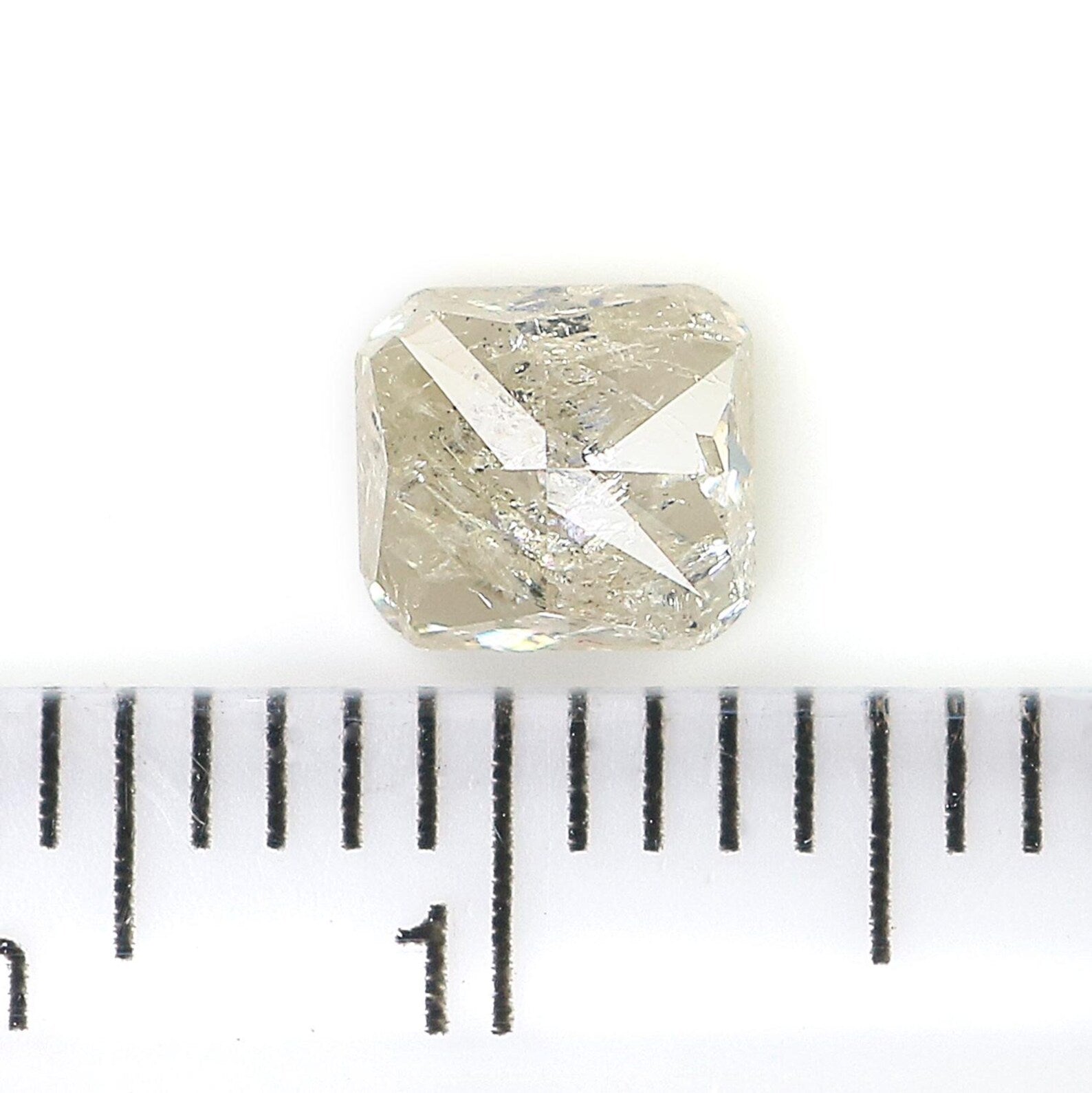 0.72 Ct Natural Loose Cushion Shape Diamond Grey Color Cushion Cut Diamond 5.20 MM Natural White Color Cushion Brilliant Cut Diamond NQ7468