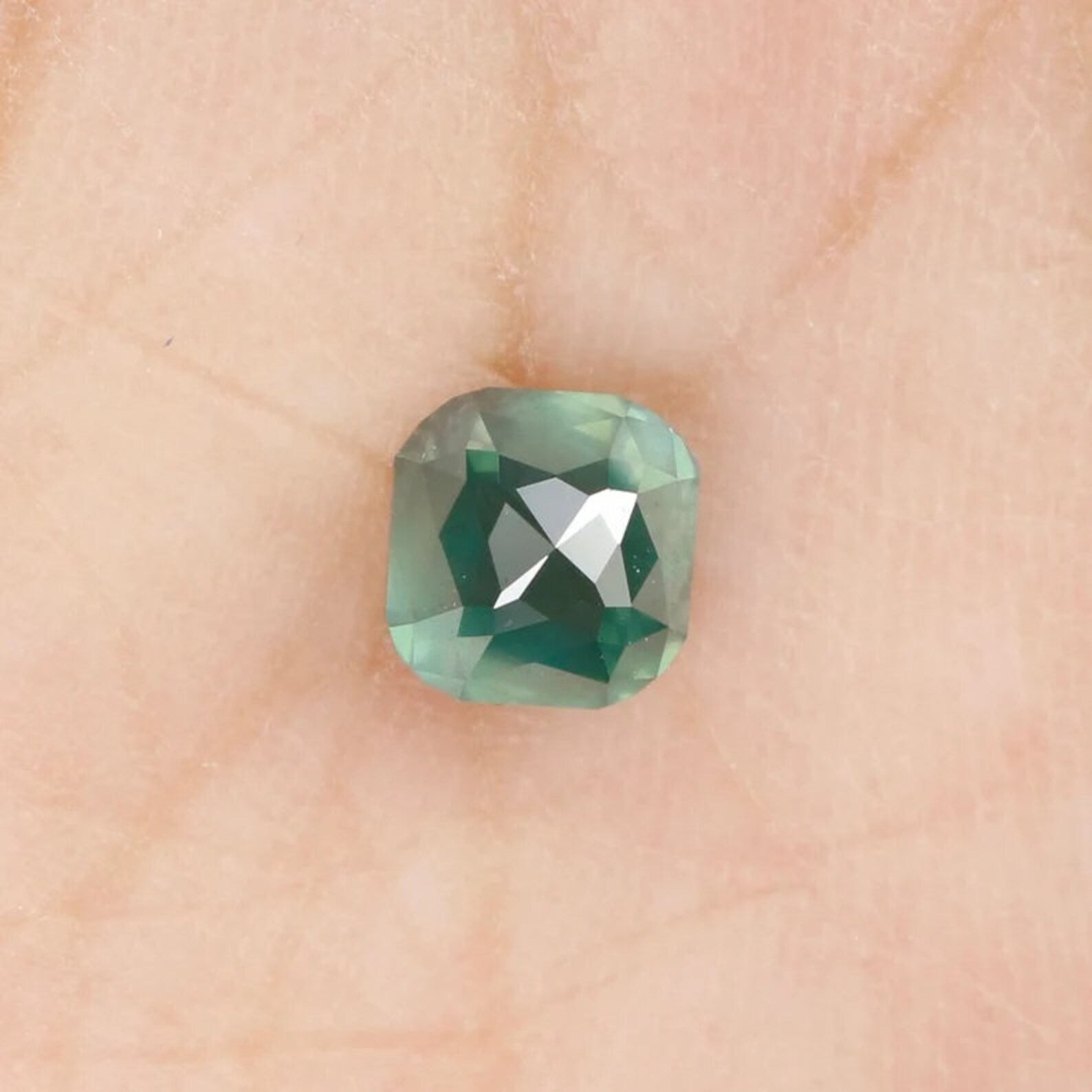 0.87 Ct Natural Loose Cushion Shape Diamond Blue Color Cushion Cut Diamond 5.00 MM Natural Loose Diamond Cushion Rose Cut Diamond QN9848