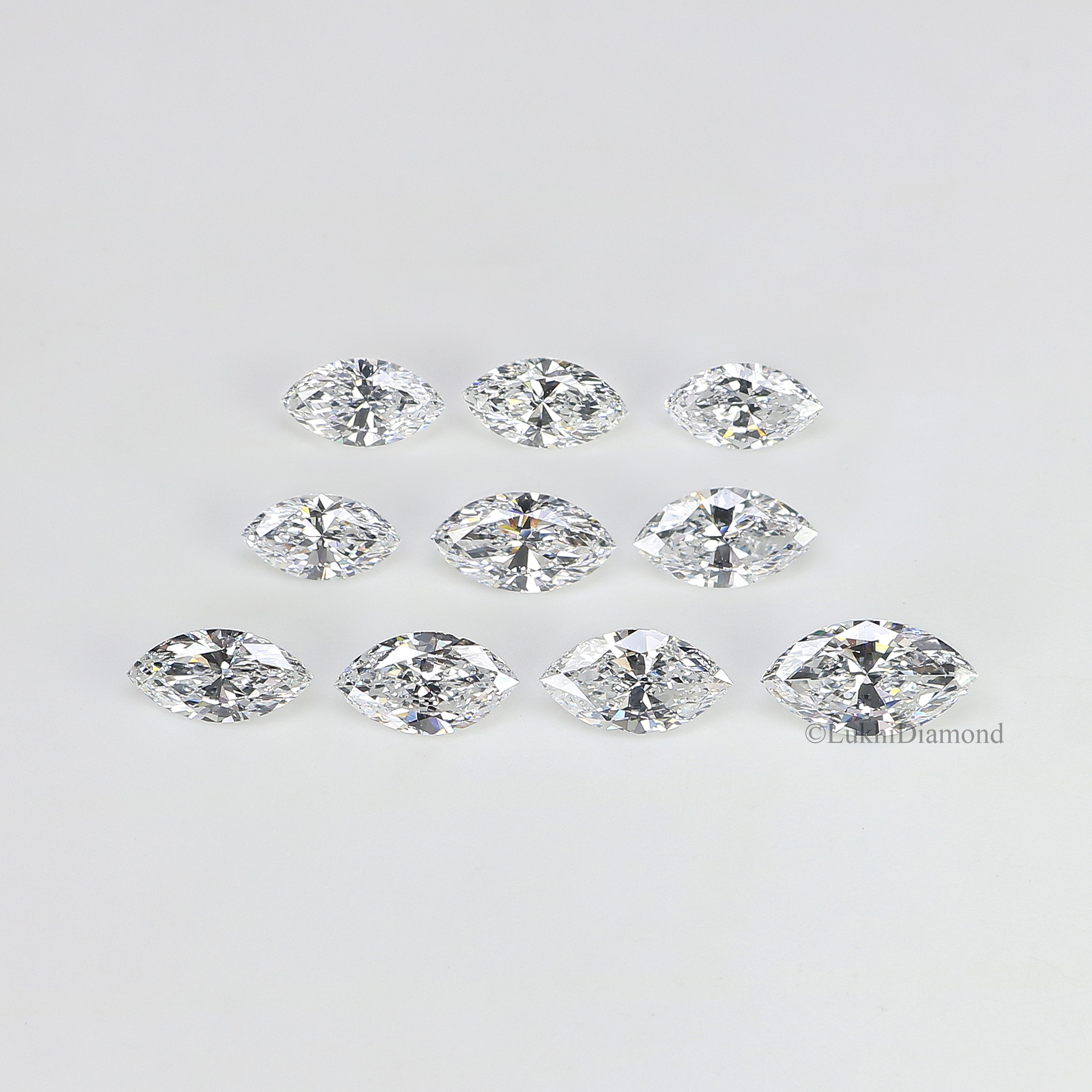 Marquise Cut Lab Grown Diamond 4X2/5X2.5/6X3/7X3.5/8X4 MM Size Marquise Shape Loose Lab Man Made Diamond Gift For Her Engagement Ring Q161