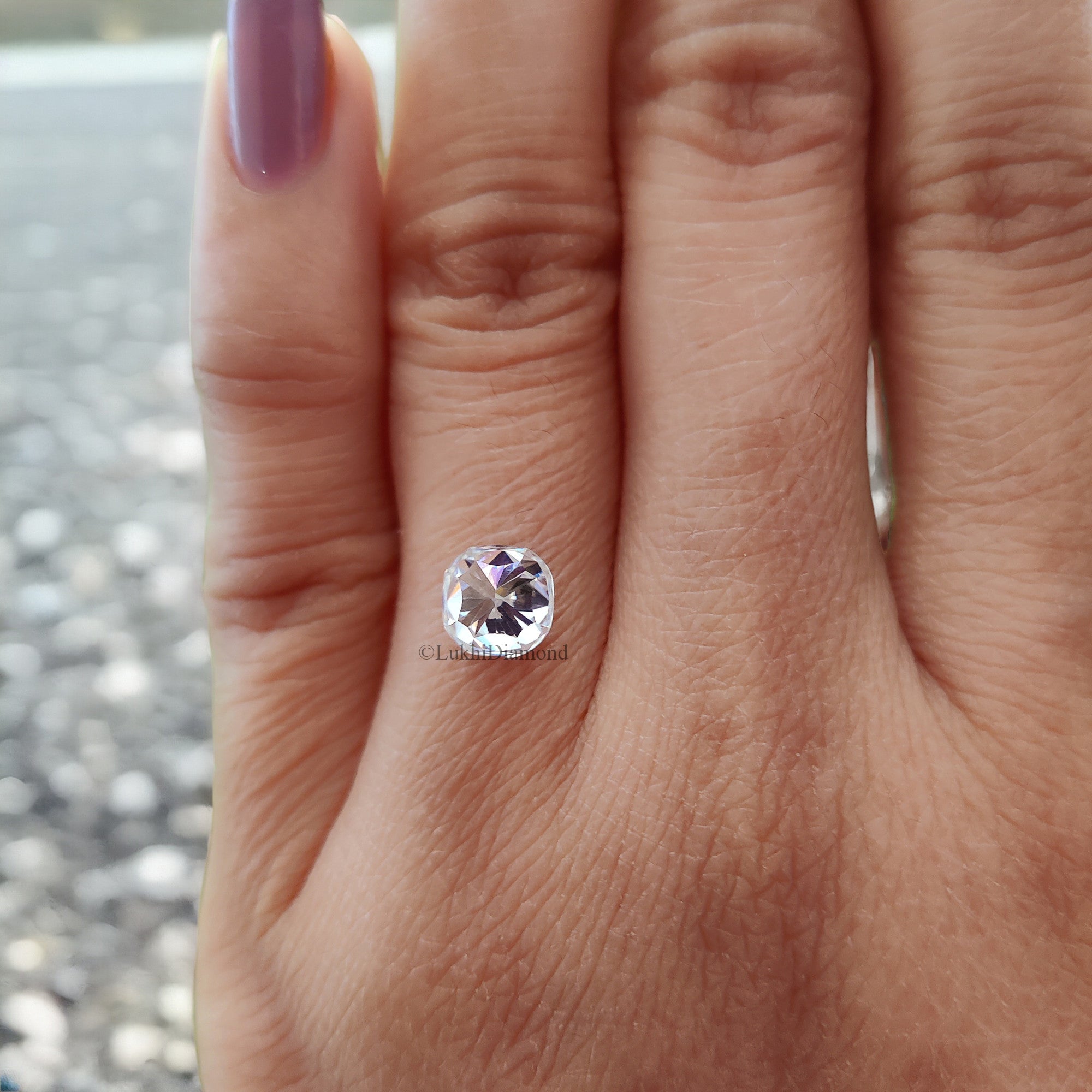 Cushion Brilliant Cut Loose White Moissanite Stone 6,7,8,9,10 MM Vintage Antique Handcrafted Eye Clean Moissanite Engagement Gift Ring Q130