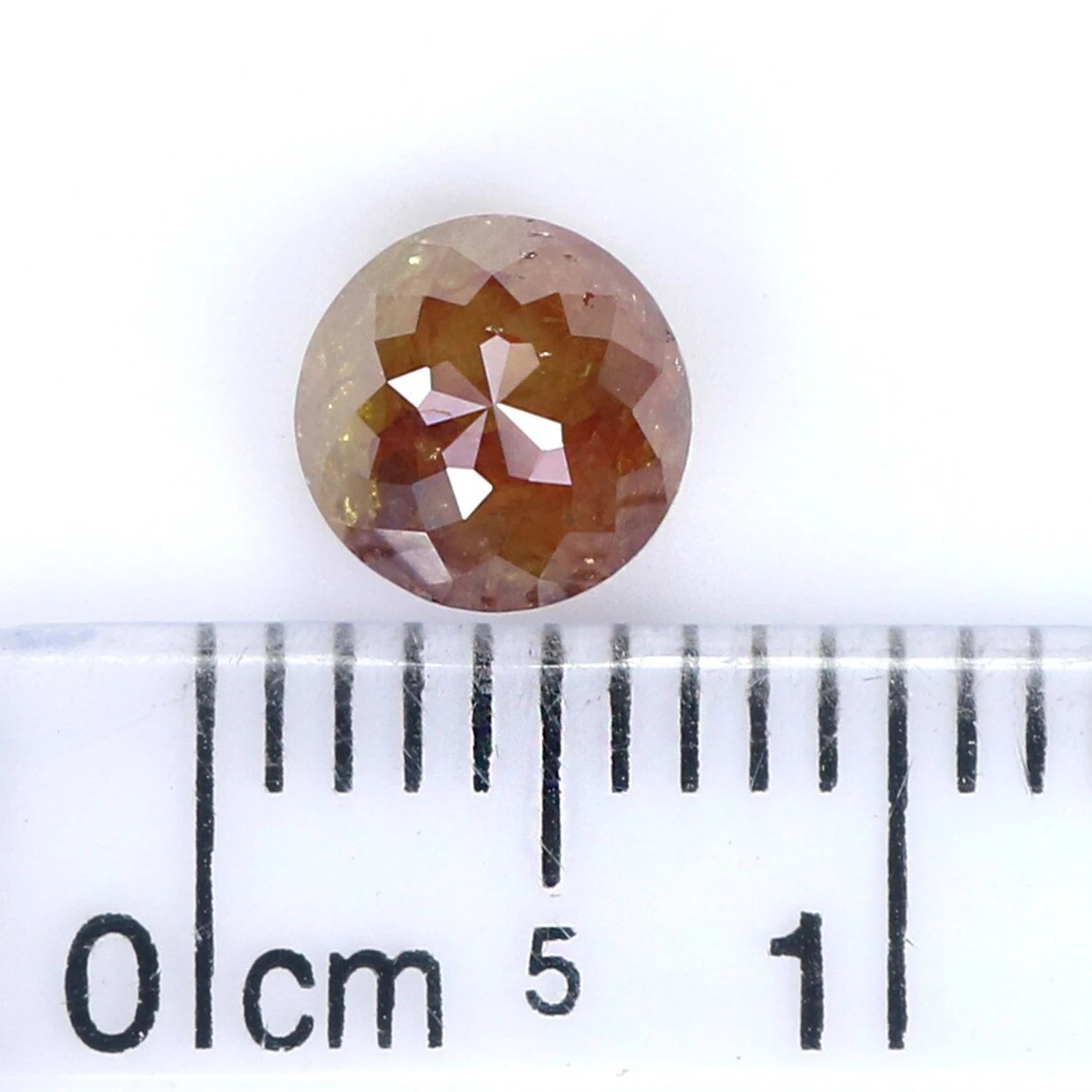 1.13 CT Natural Loose Round Shape Diamond Brown Color Round Cut Diamond 5.70 MM Natural Loose Diamond Round Shape Rose Cut Diamond NQ9987